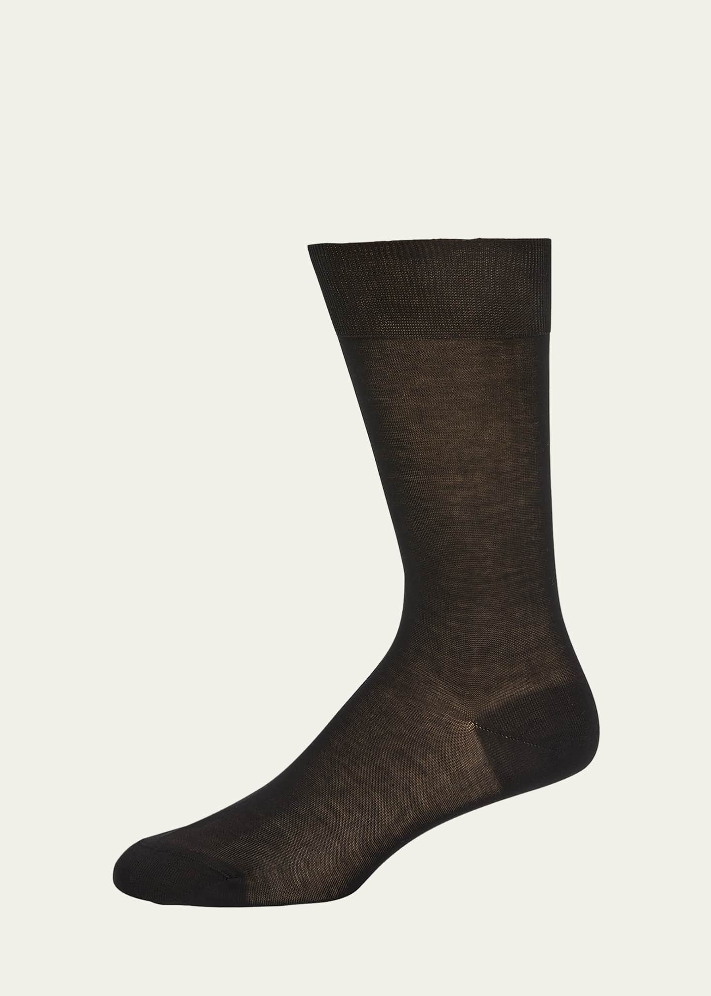 Bresciani Men's Knit Crew Socks