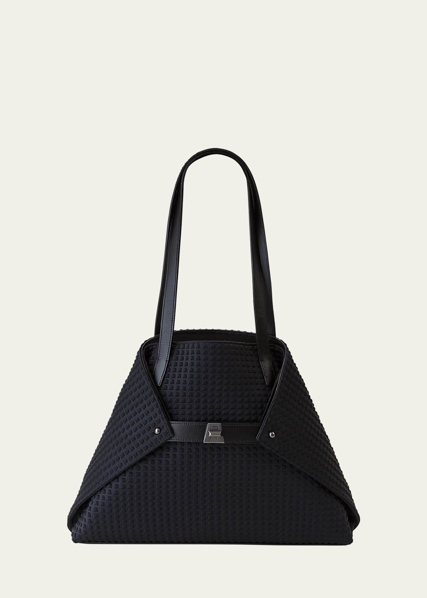 Akris Ai Small Fabric Shoulder Tote Bag Image 1 of 4