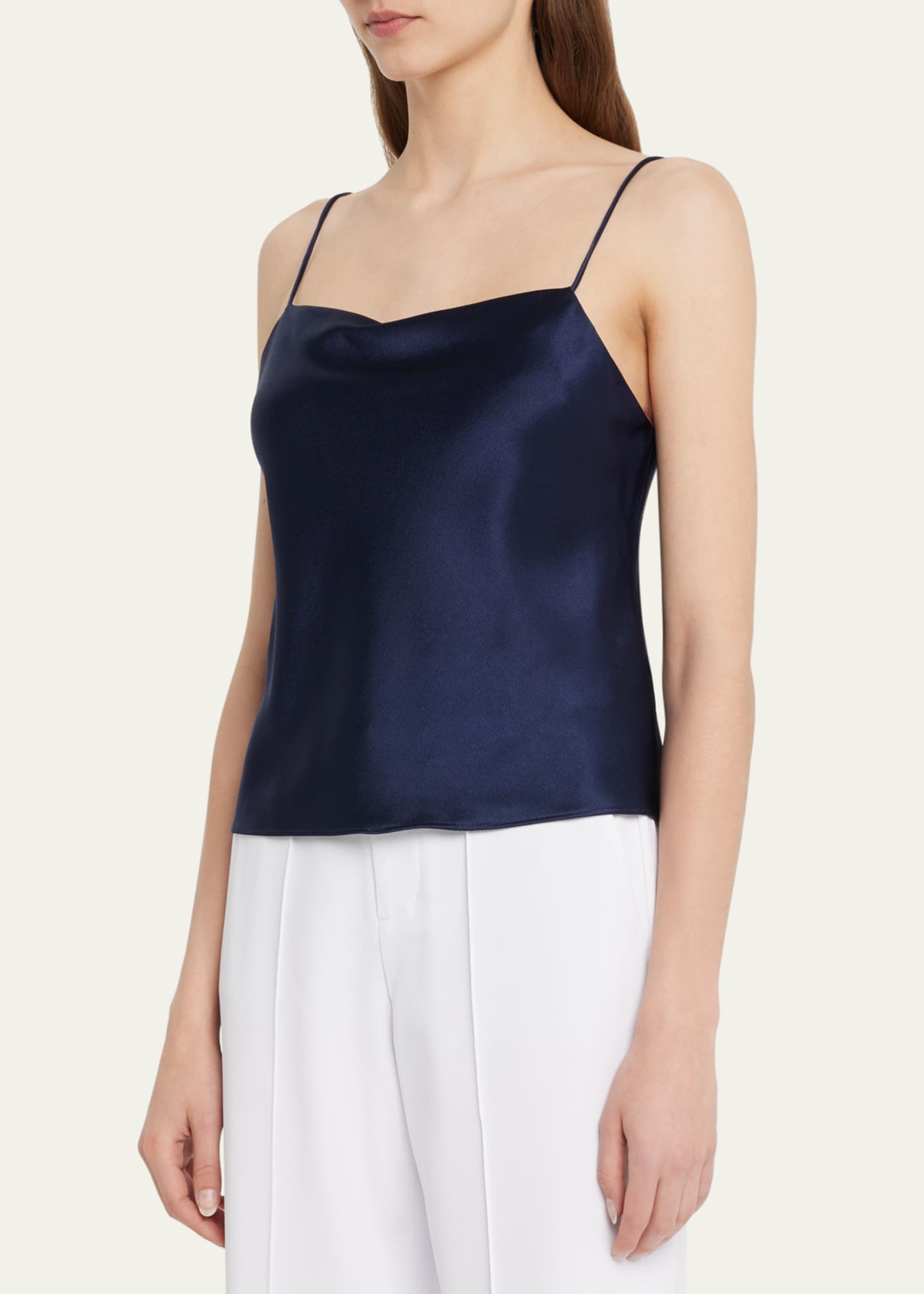 Harmon Drapey Slip Tank Bordeaux - Alice + Olivia
