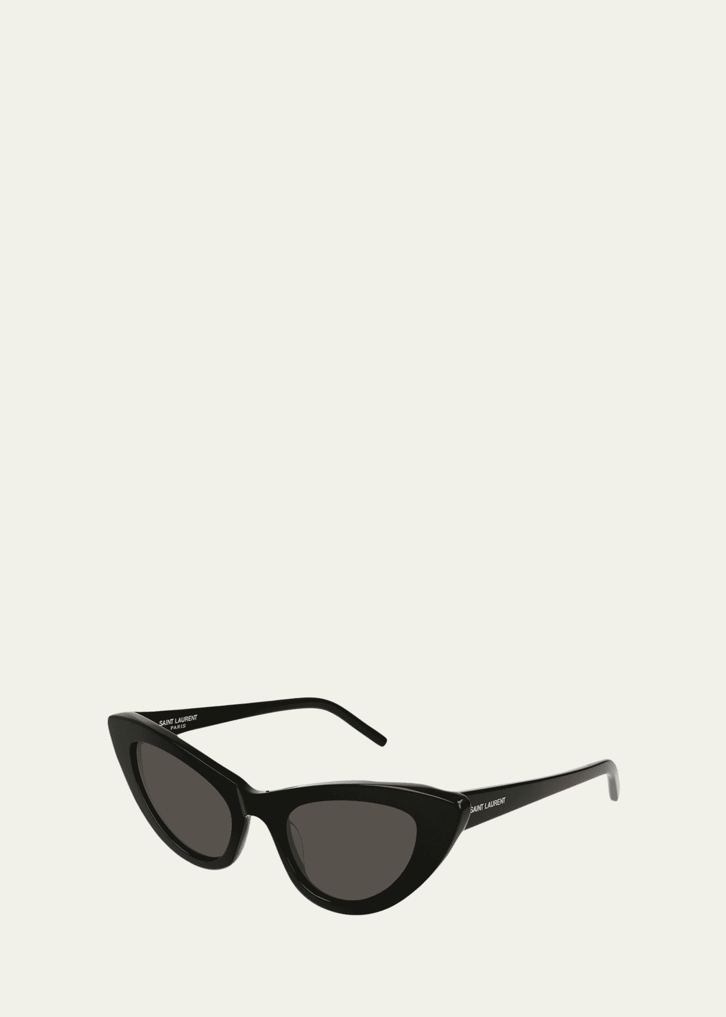 Saint Laurent Lily Cat-Eye Acetate Sunglasses, Black