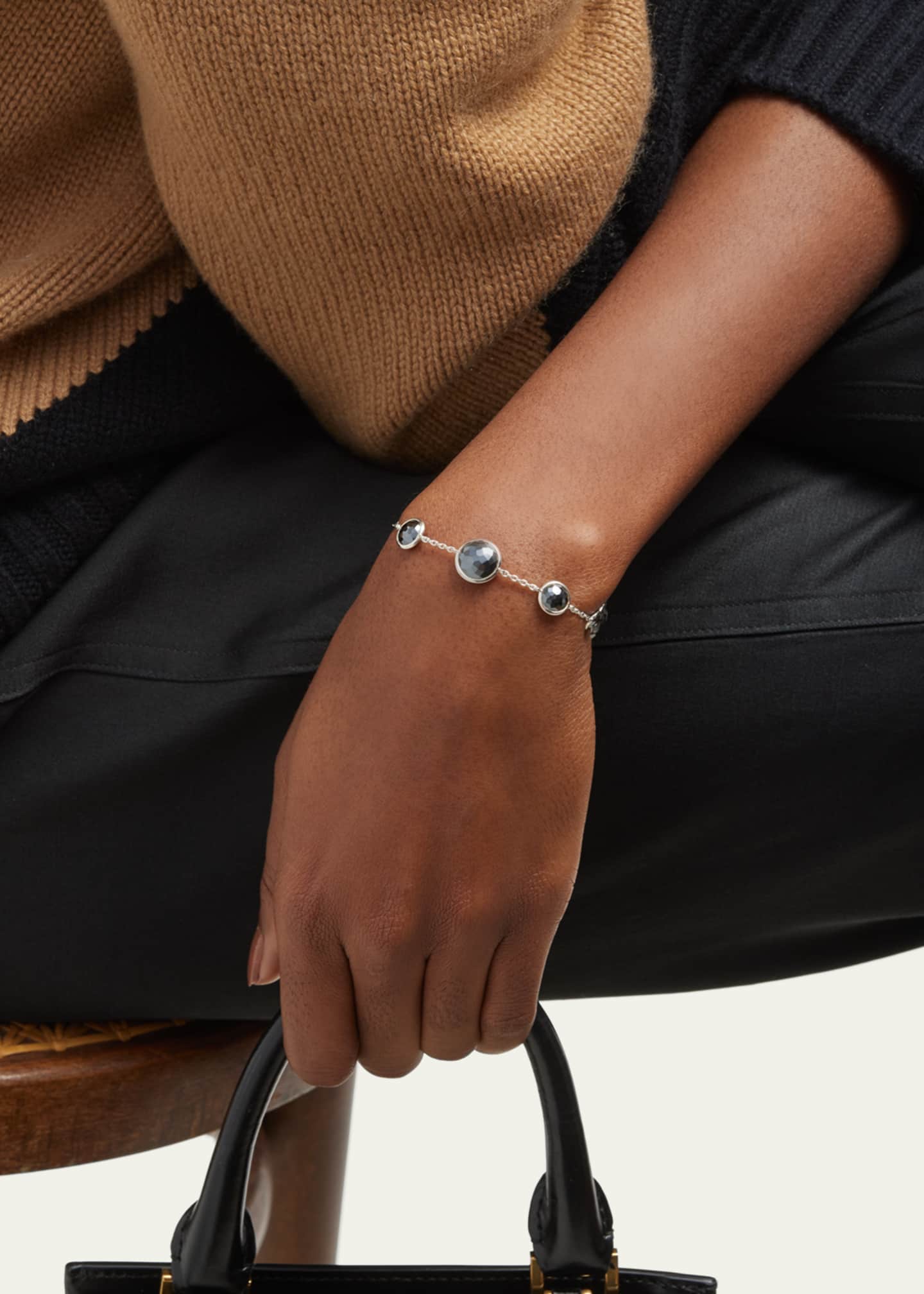 Ippolita 7-Stone Link Bracelet in Sterling Silver Image 2 of 5