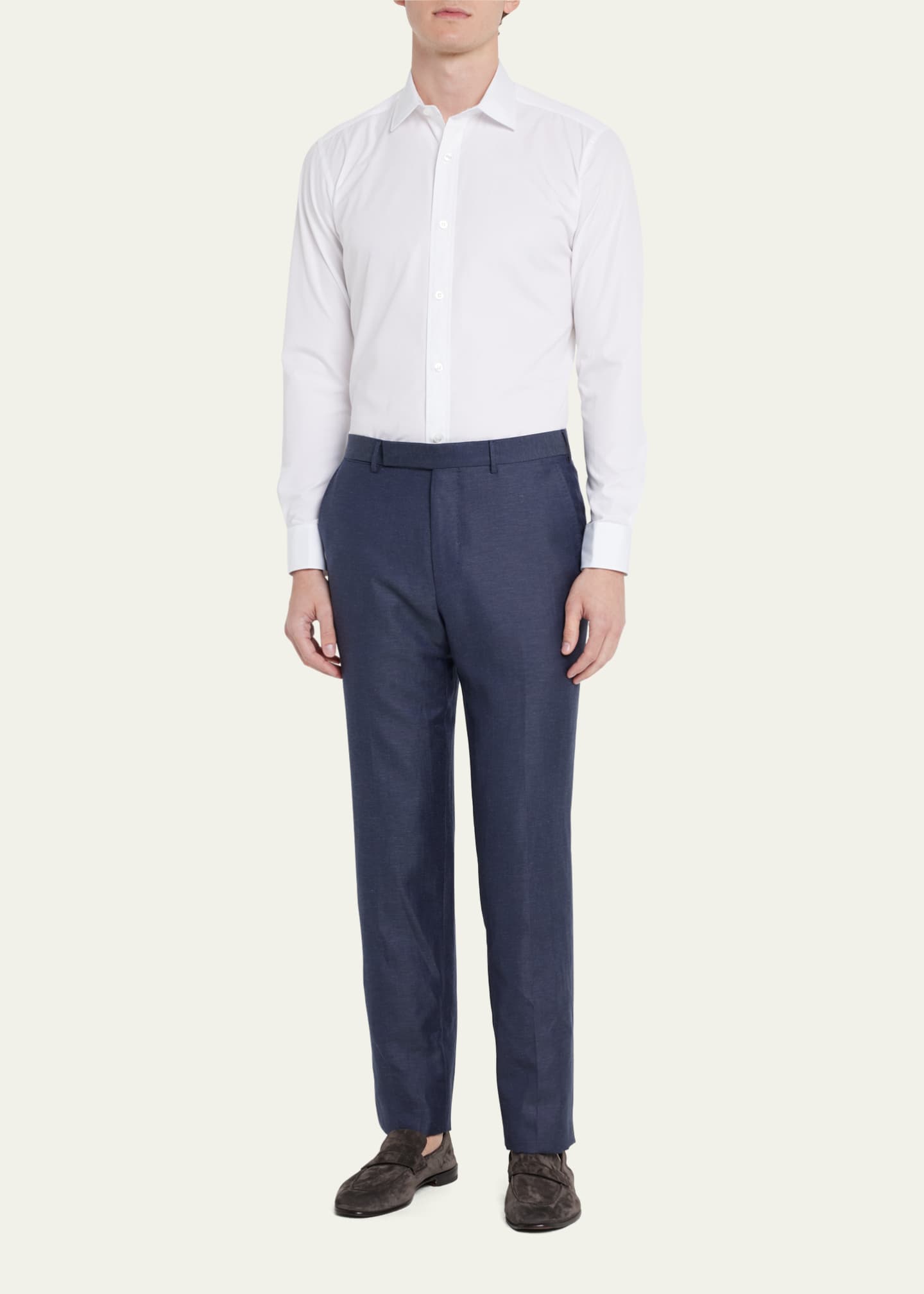 Charvet French-Cuff Dress Shirt Image 2 of 5