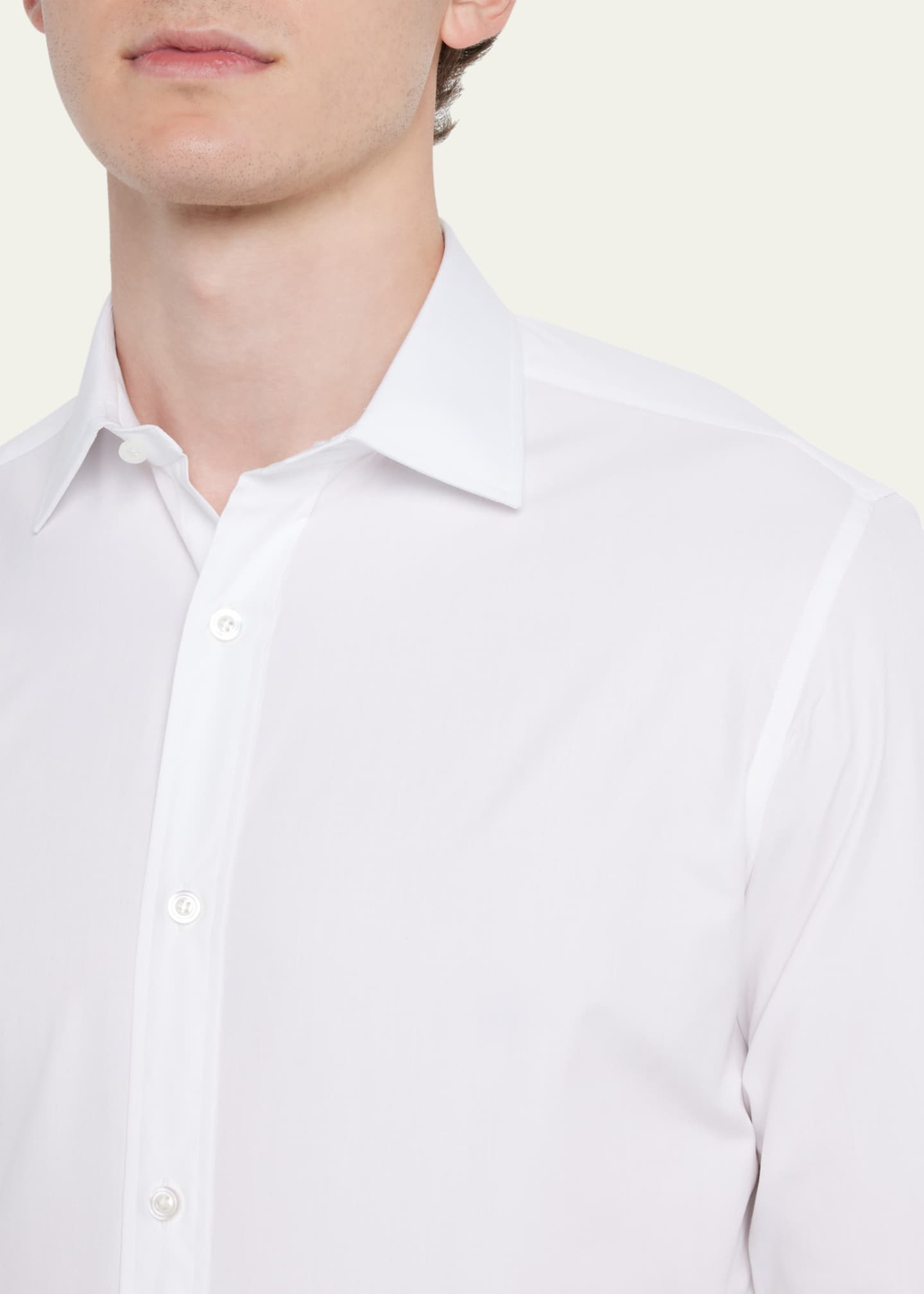 Charvet French-Cuff Dress Shirt Image 5 of 5