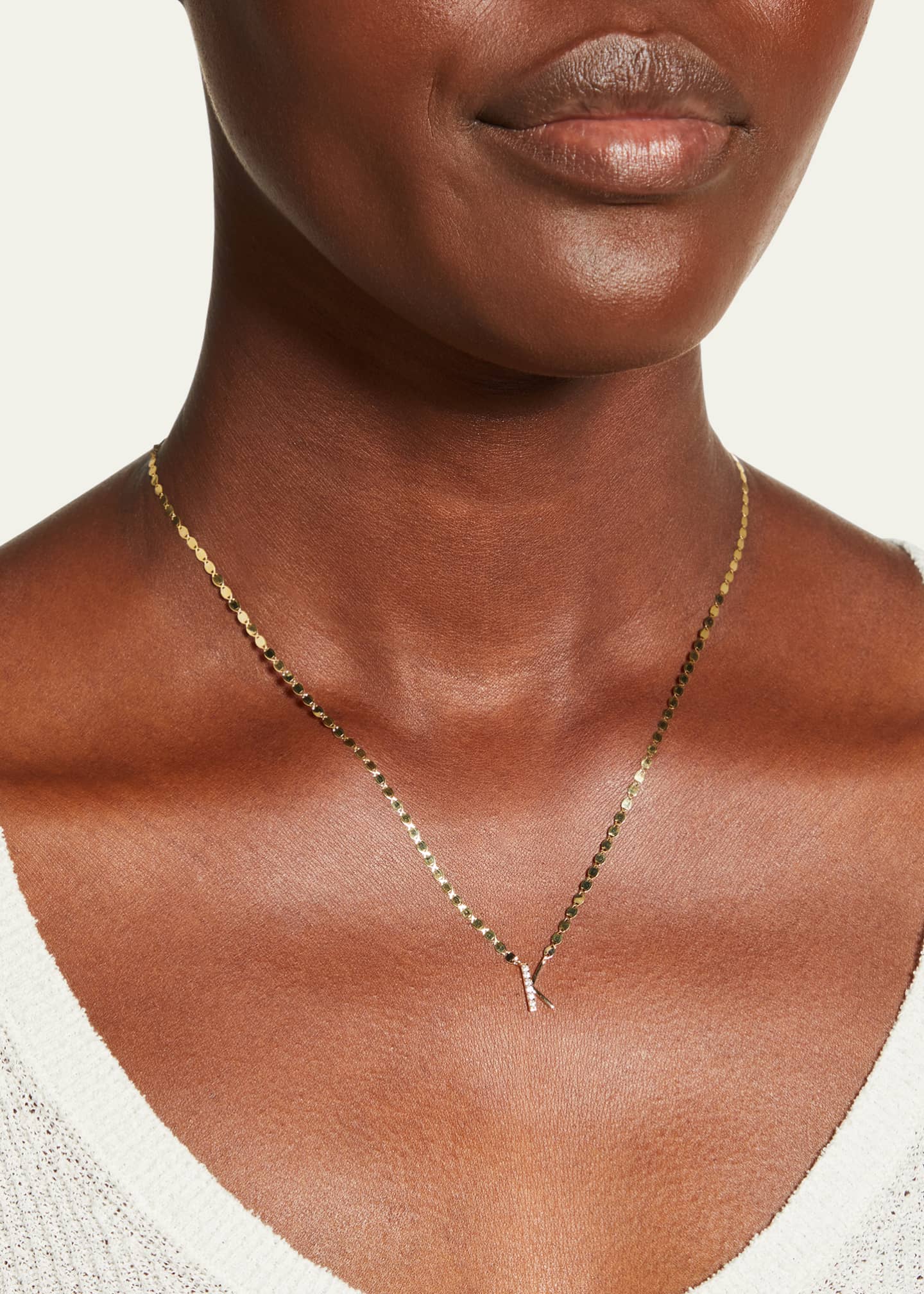 Lana Get Personal Initial Pendant Necklace with Diamonds Image 2 of 4
