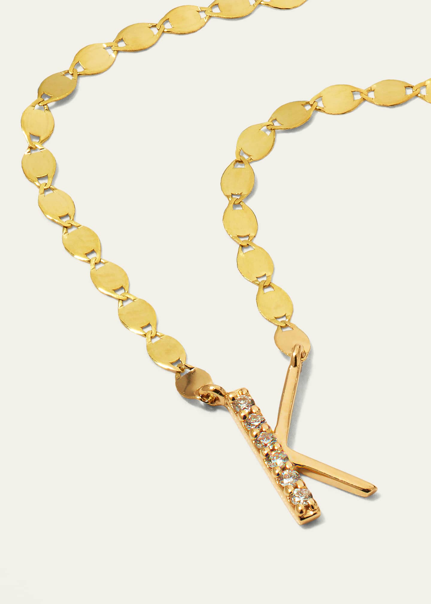 Lana Get Personal Initial Pendant Necklace with Diamonds Image 3 of 4