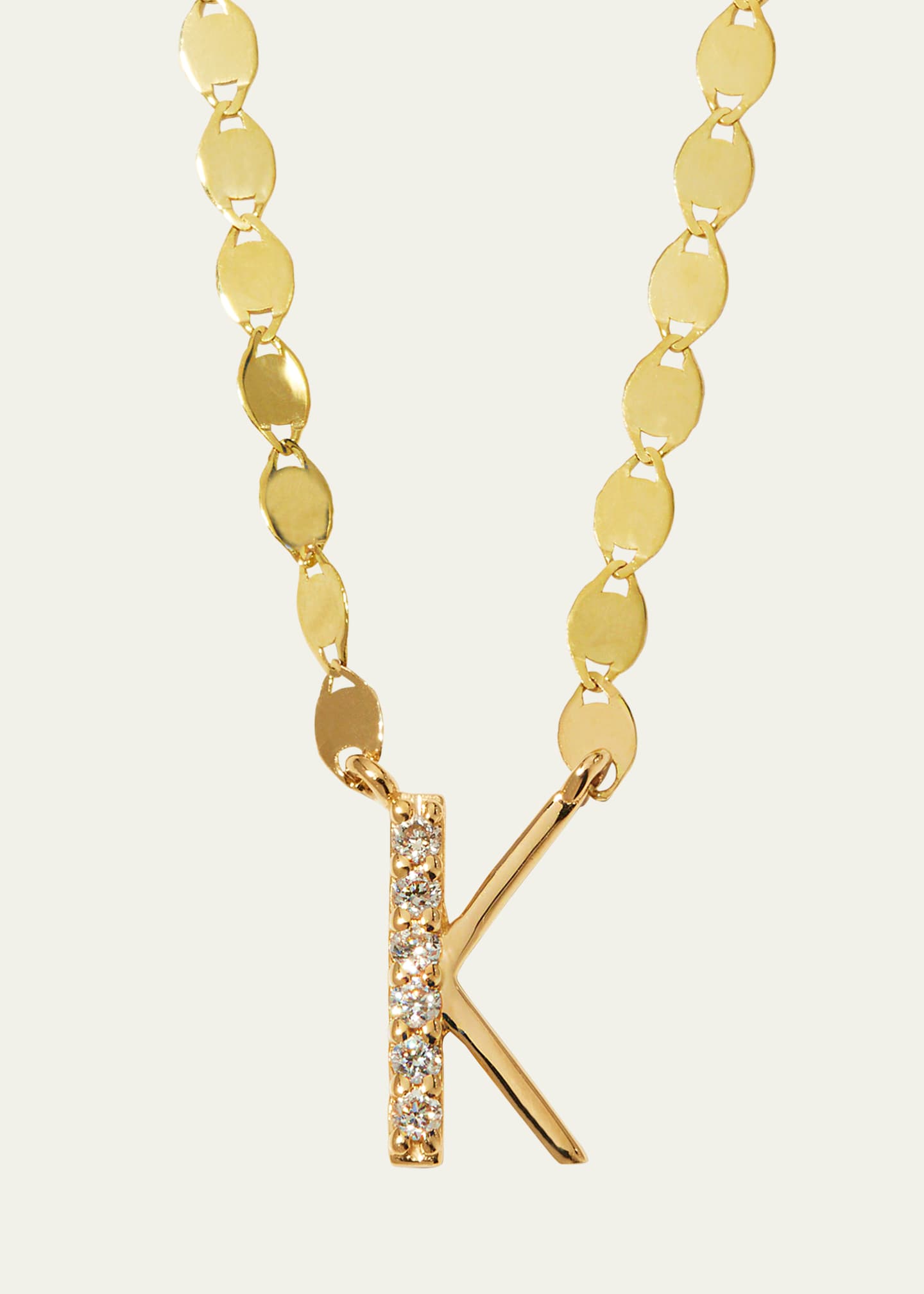 Lana Get Personal Initial Pendant Necklace with Diamonds Image 1 of 4