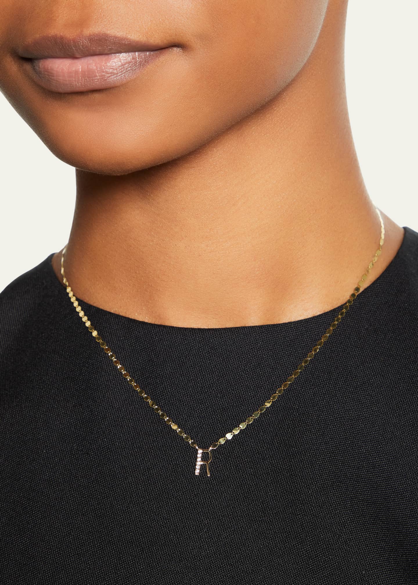 Lana Get Personal Initial Pendant Necklace with Diamonds