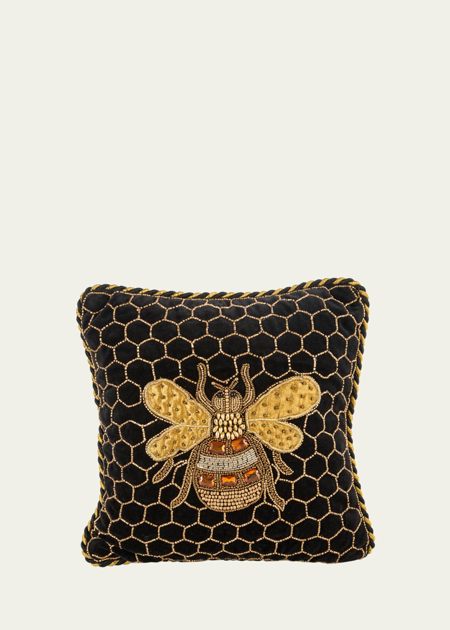MacKenzie Childs Queen Bee Pillow Bergdorf Goodman
