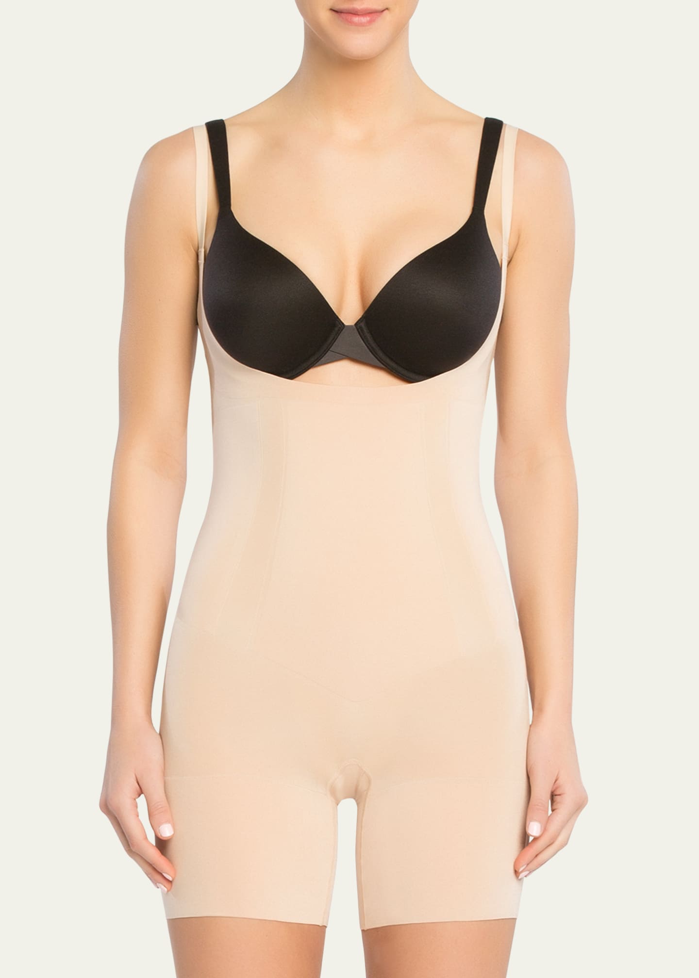 Spanx SPANXsculpt™ OnCore Open-Bust Mid-Thigh Bodysuit Image 2 of 4