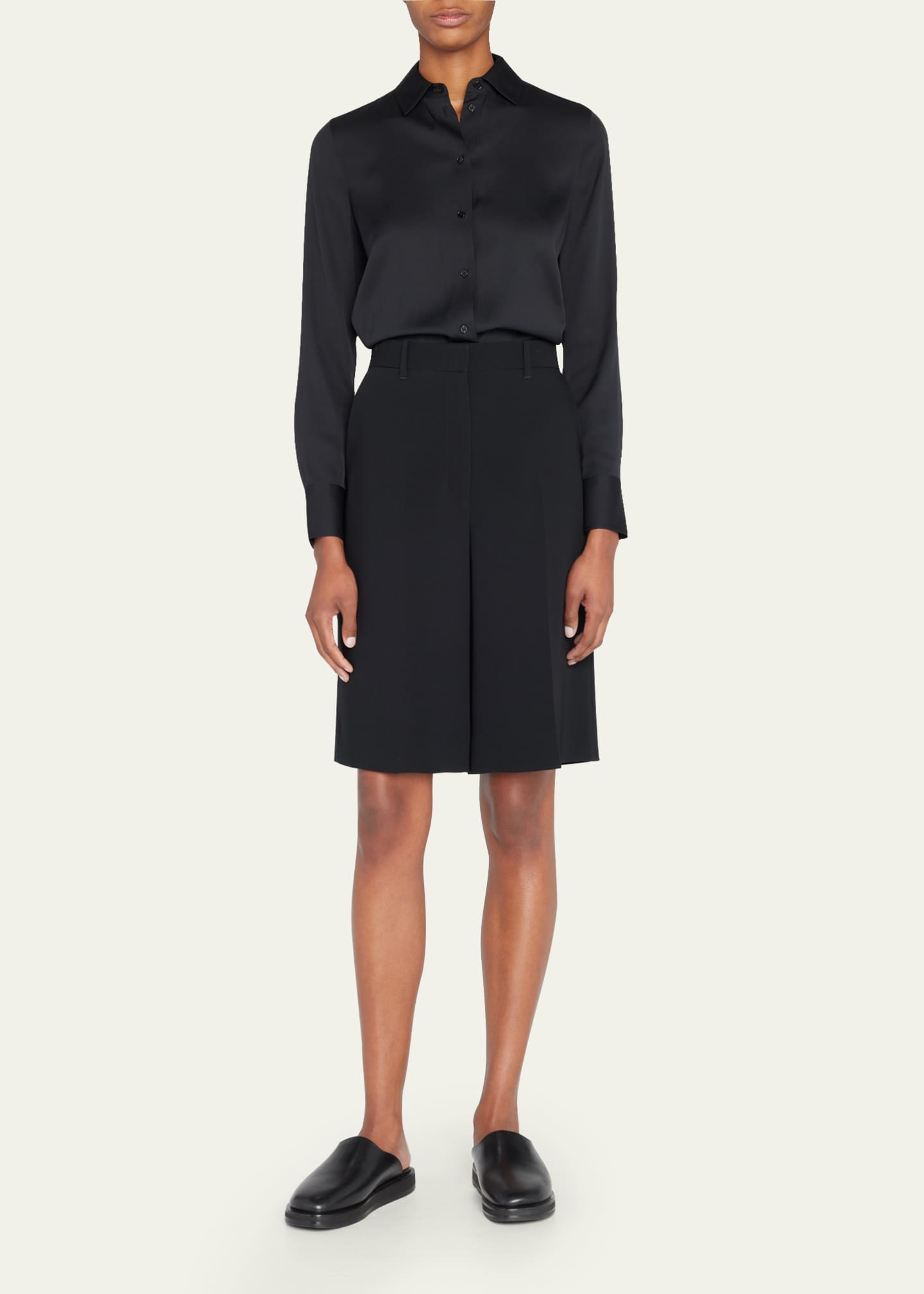 Vince silk 2025 shirt dress