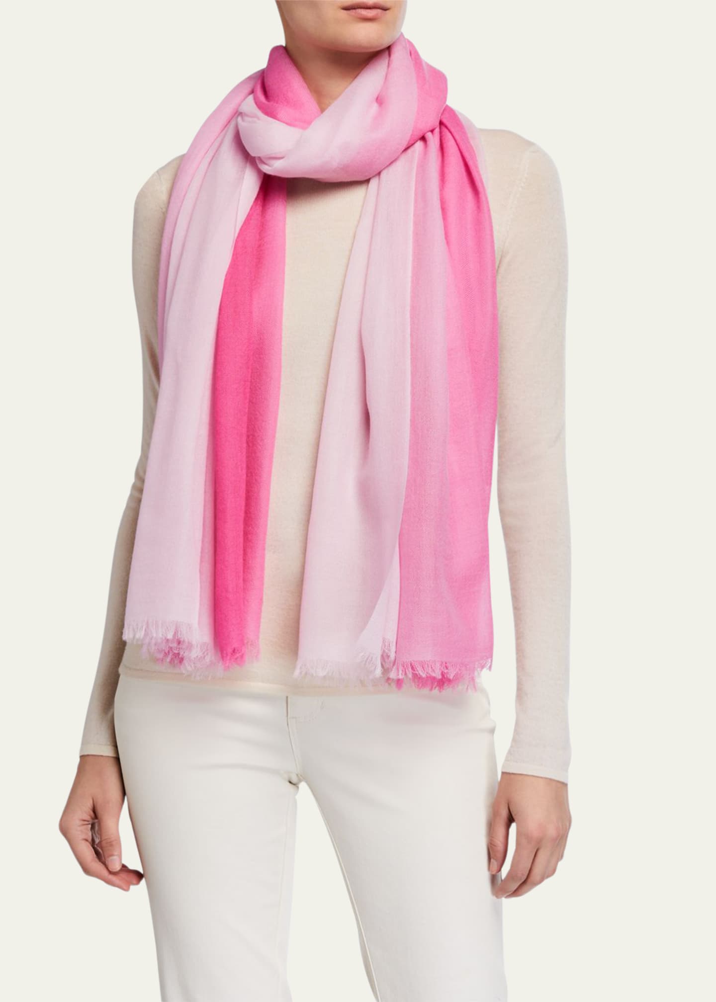Sofia Cashmere Cashmere Ombre Scarf Image 5 of 5