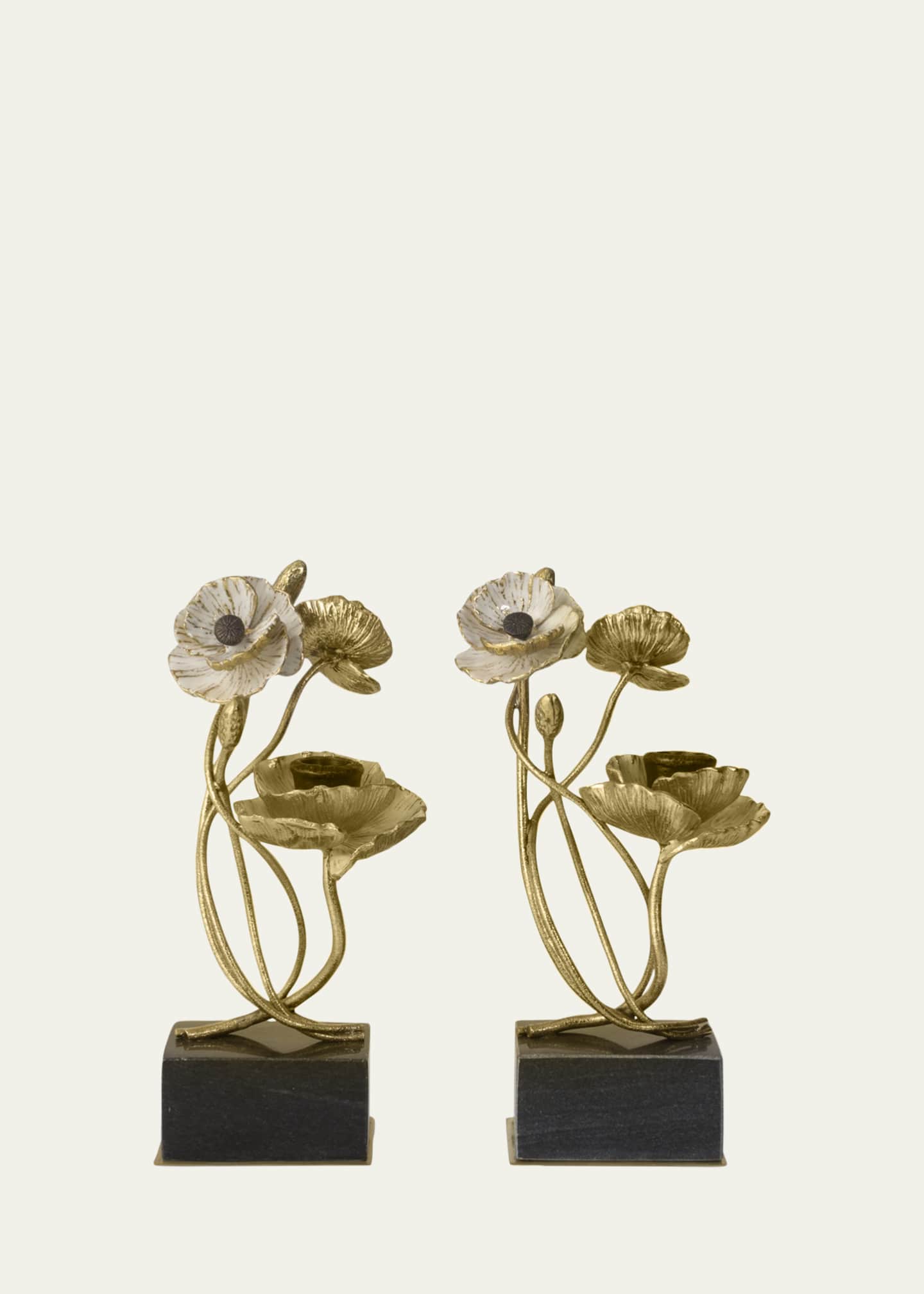 Michael Aram Anemone Candleholders, Set of 2 Image 1 of 2