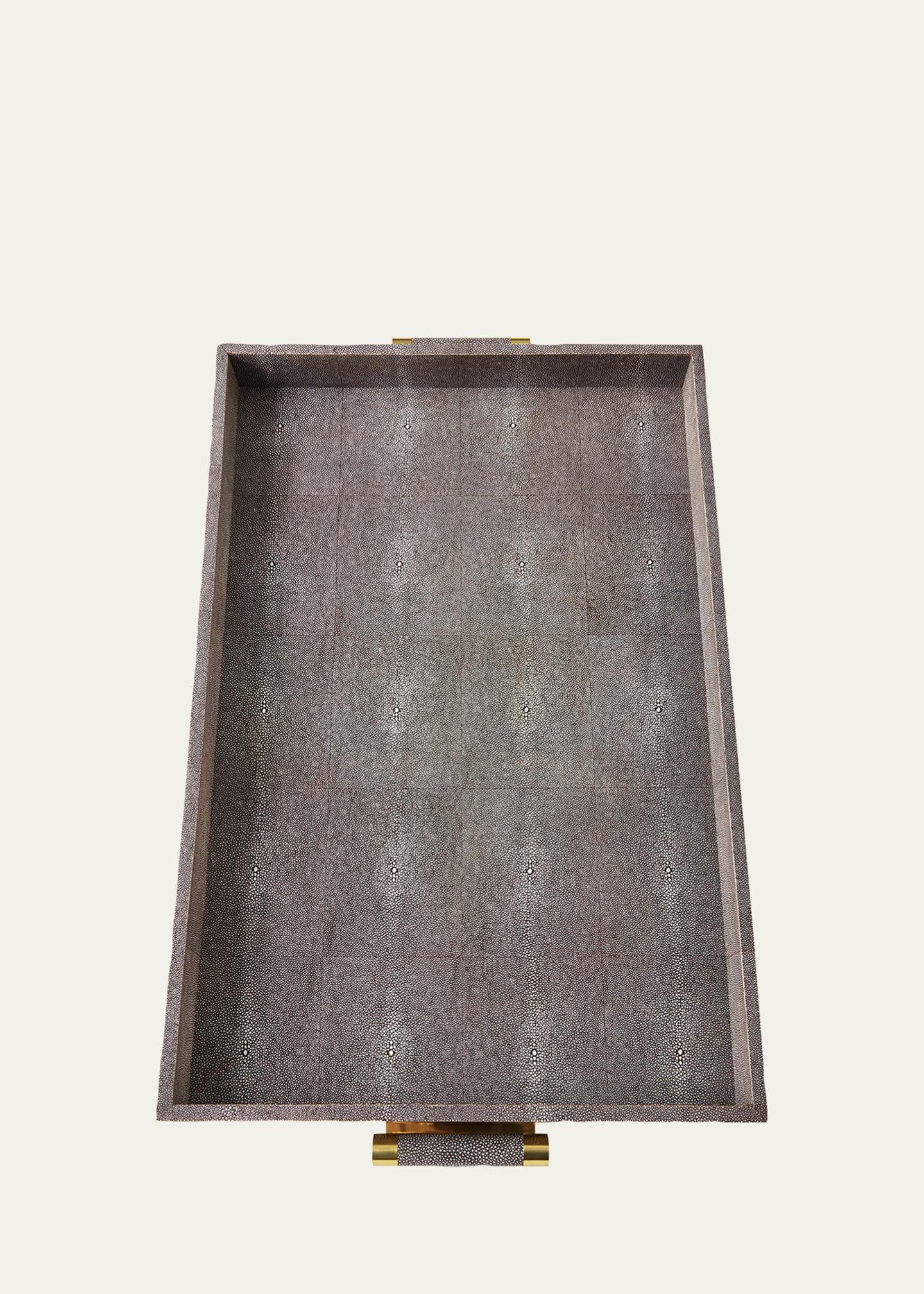 AERIN Classic Faux Shagreen Butler Tray - Bergdorf Goodman