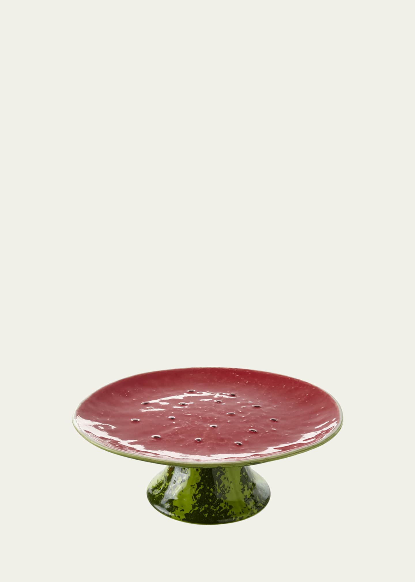 Bordallo Pinheiro Watermelon Cake Stand