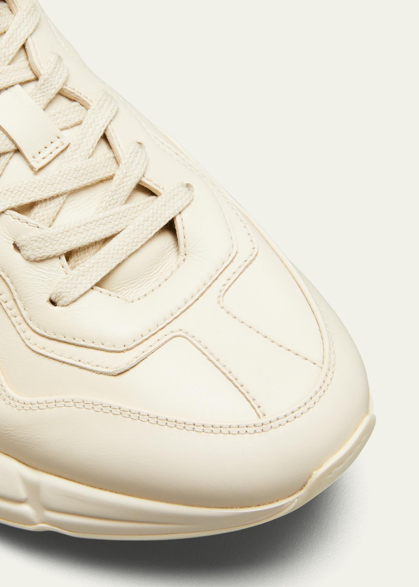 Gucci Rhyton Gucci Print Leather Trainer - Bergdorf Goodman