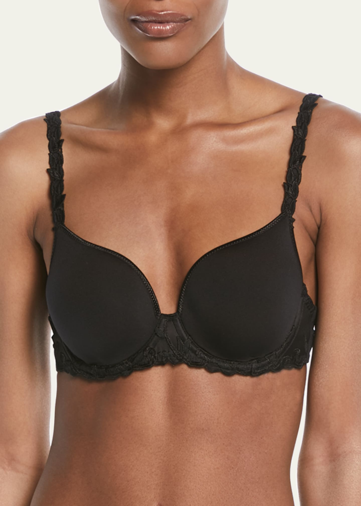 Andora 3D Plunge Bra (Black)