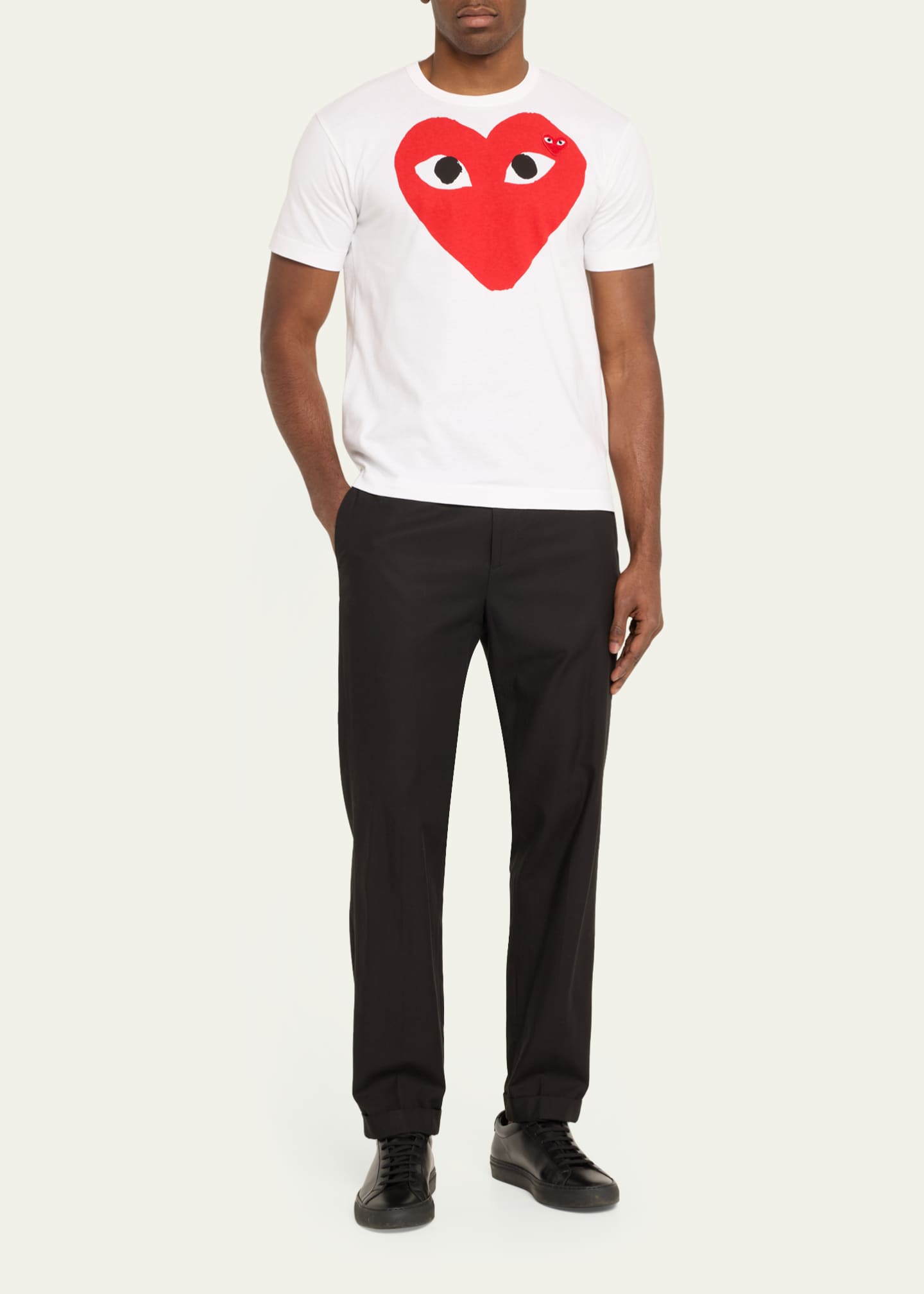 Comme des Garcons Men's Big Heart T-Shirt Image 2 of 5