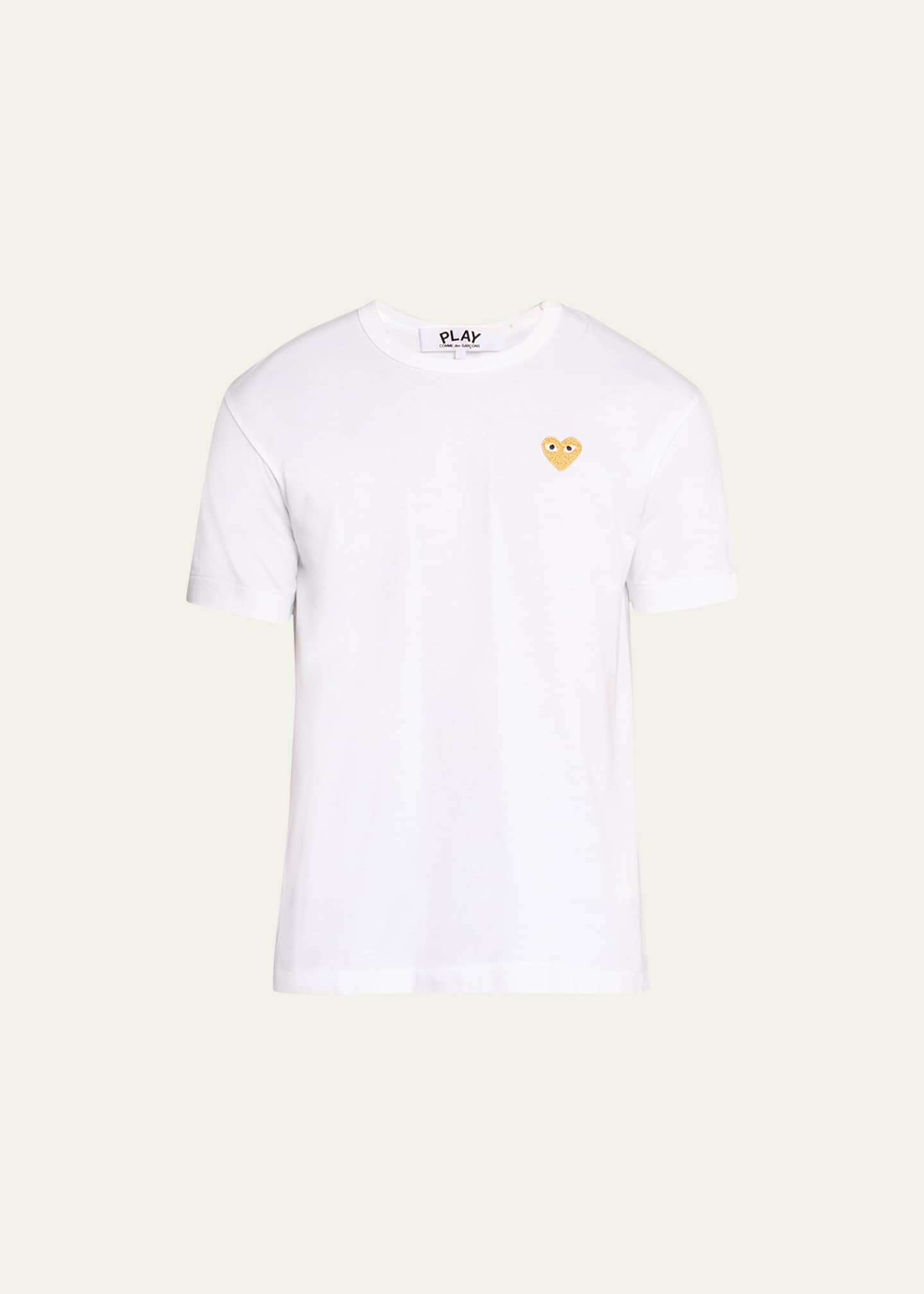Comme des Garcons PLAY S T shirt Heart Play Black Men