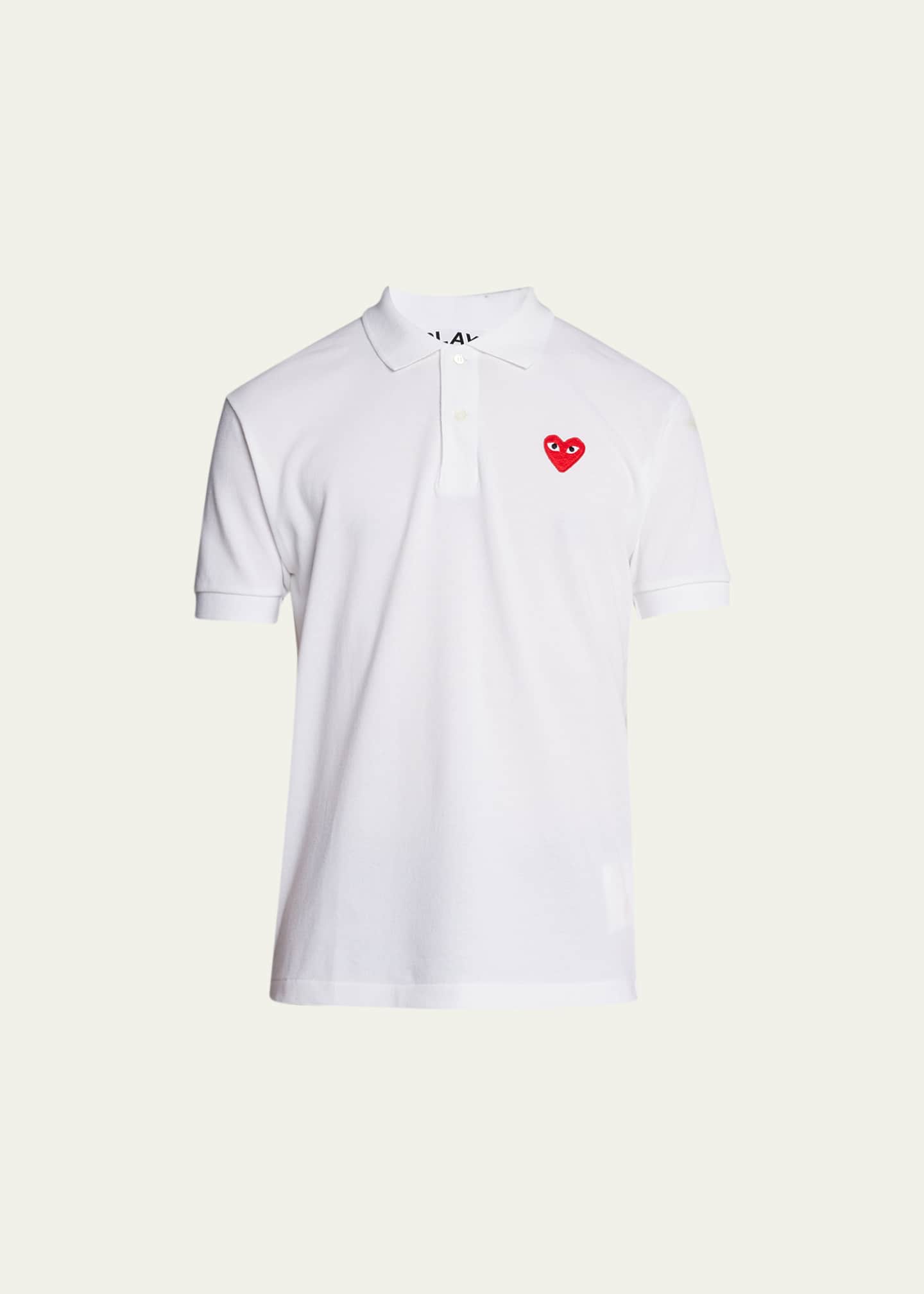 Comme des Garcons Men's Polo Shirt with Heart Image 1 of 5