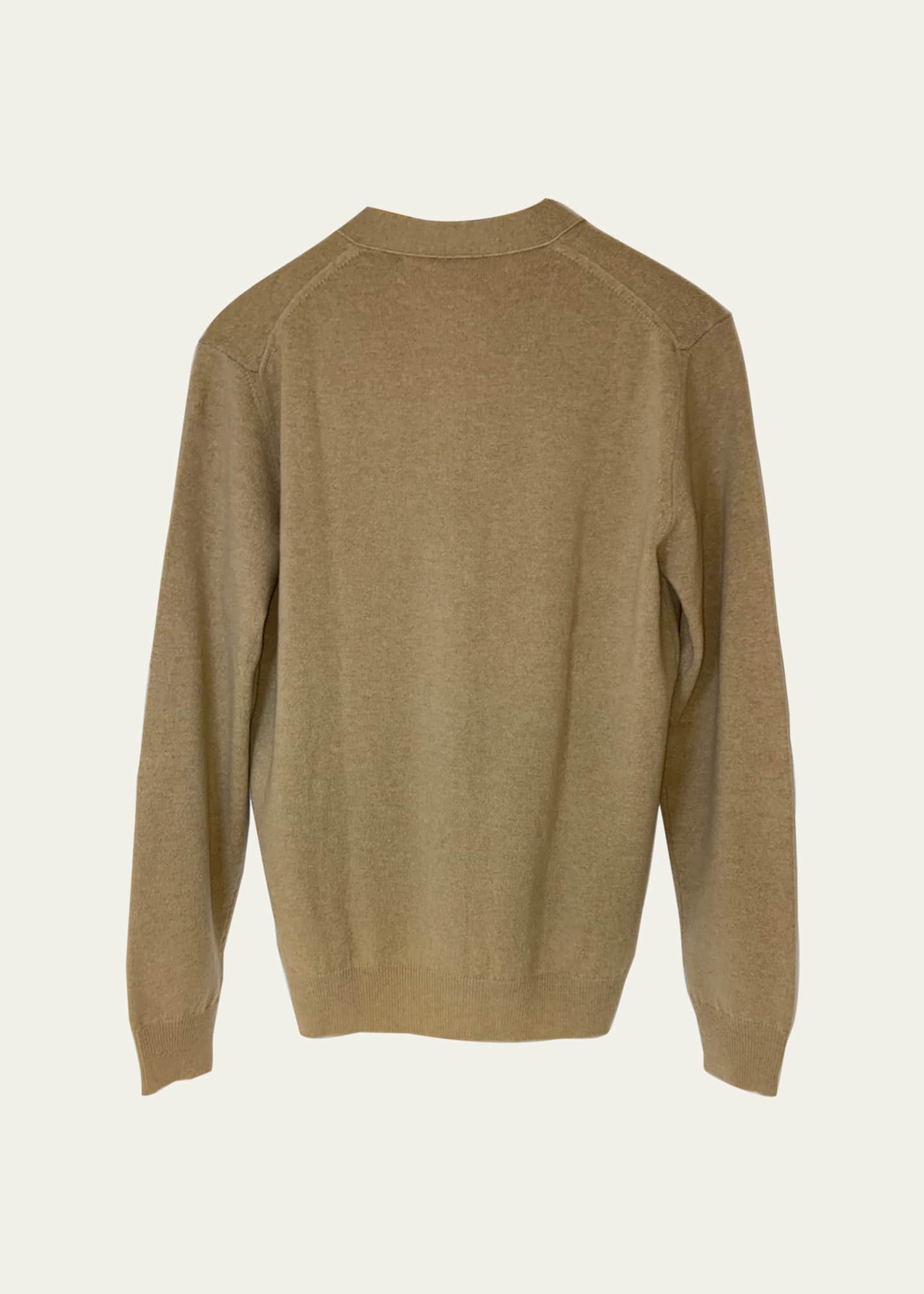 Comme des Garcons Men's Small Black Heart Cardigan Sweater Image 2 of 2