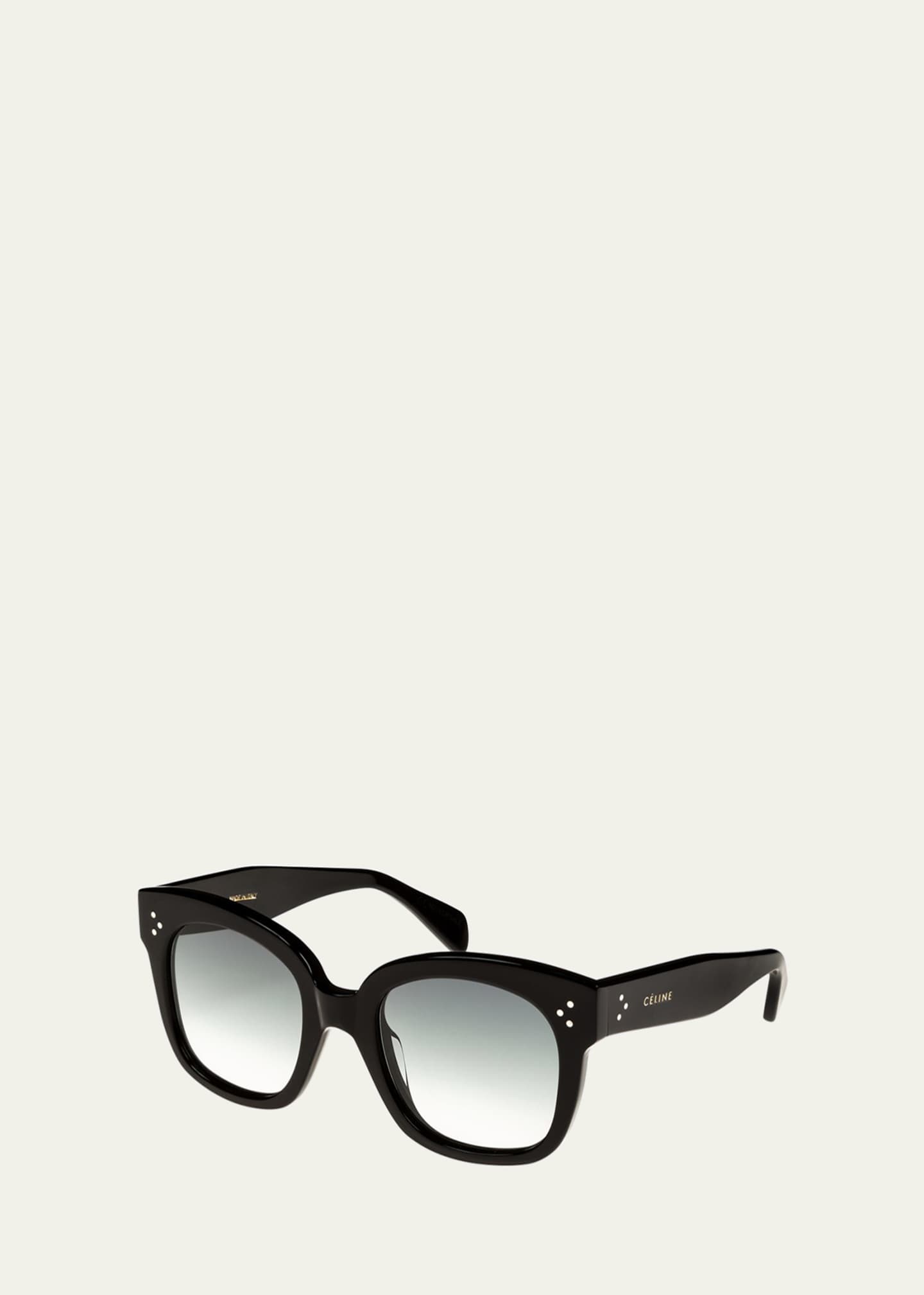 Celine Square Gradient Acetate Sunglasses - Bergdorf Goodman