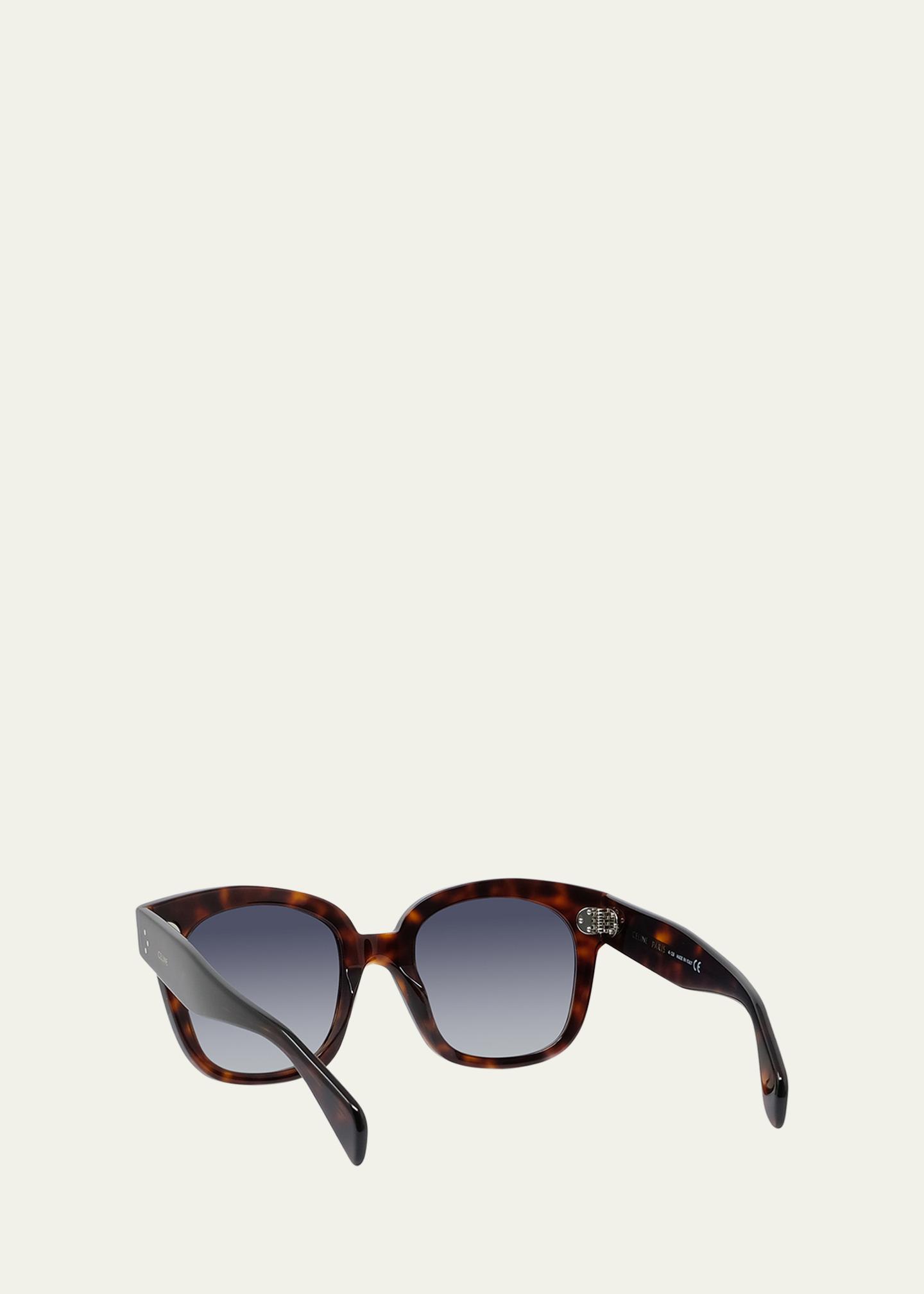 Celine polarized sunglasses CELINE Black Square Oversized Polarized Sunglasses CL400551 main image 3