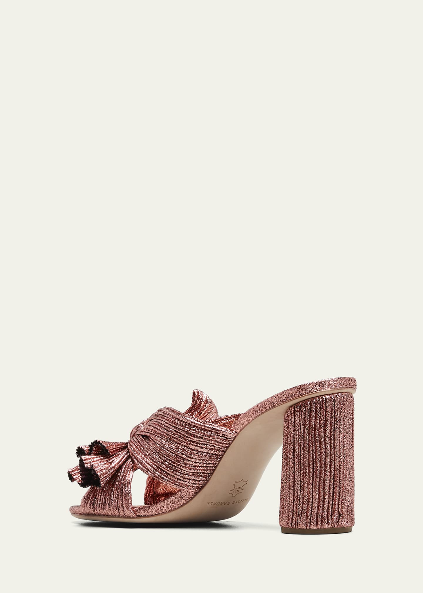Loeffler Randall Penny Knot Mule Gold 6