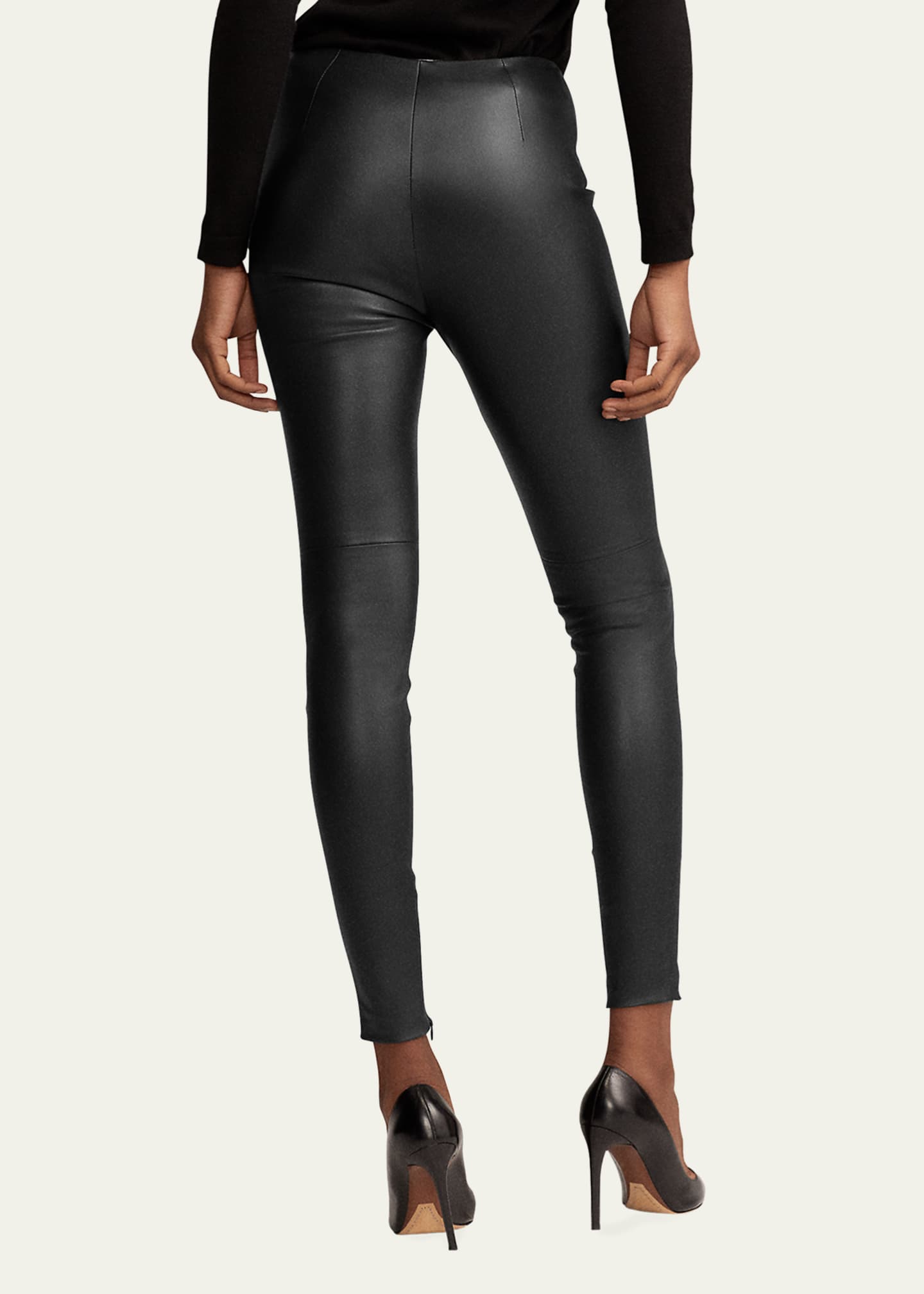 Ralph lauren women's leather pants hot sale
