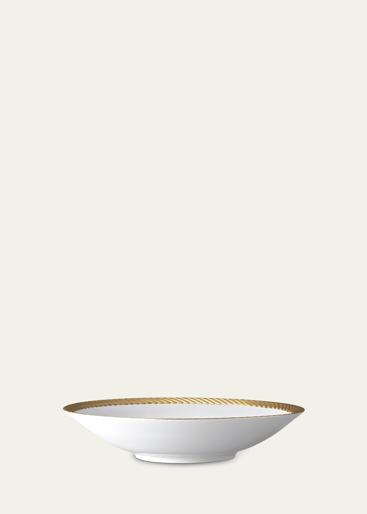 L'Objet Corde Gold-Rim Soup Bowl Image 2 of 2