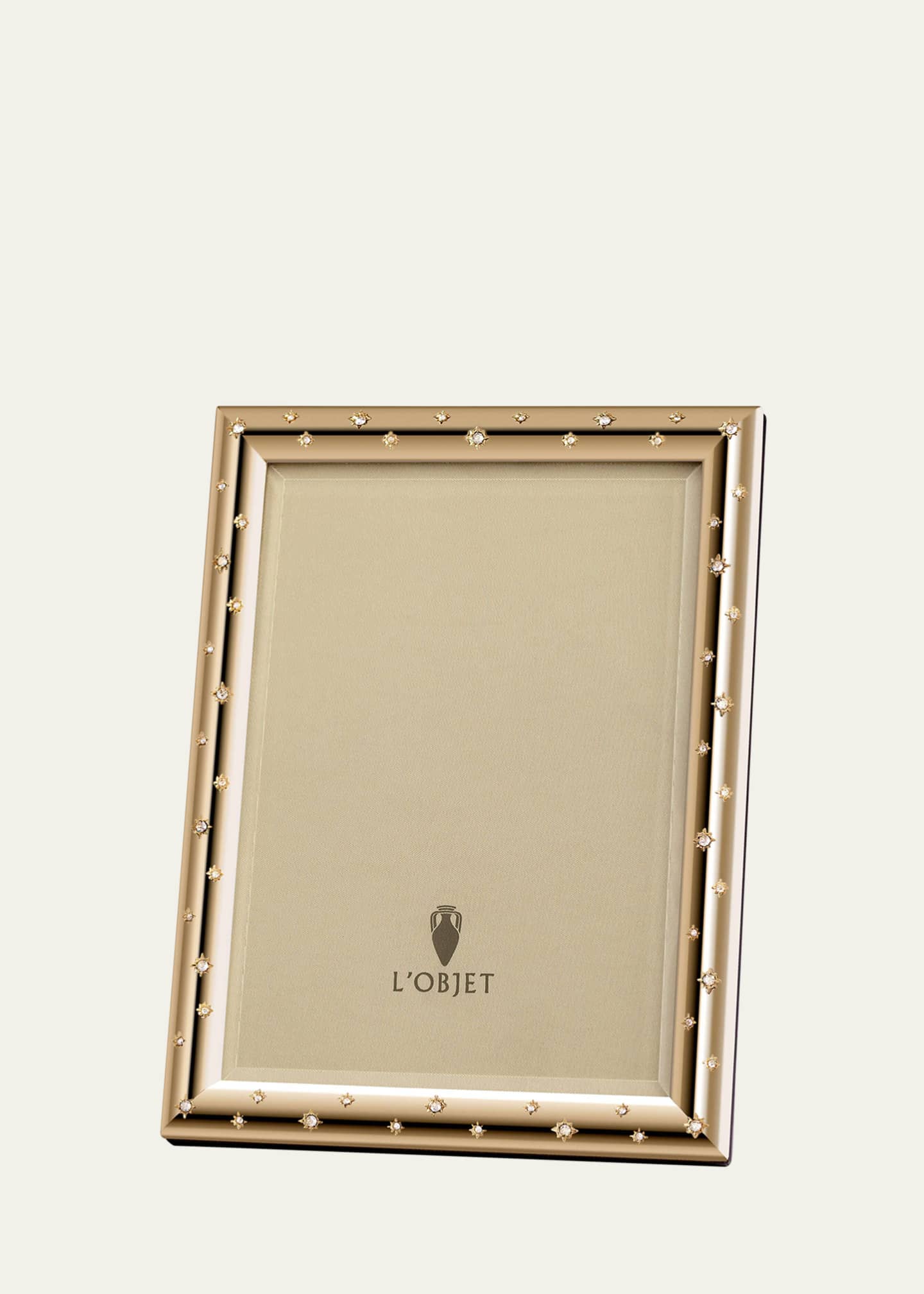 L'Objet Stars Gold Picture Frame, 5" x 7"