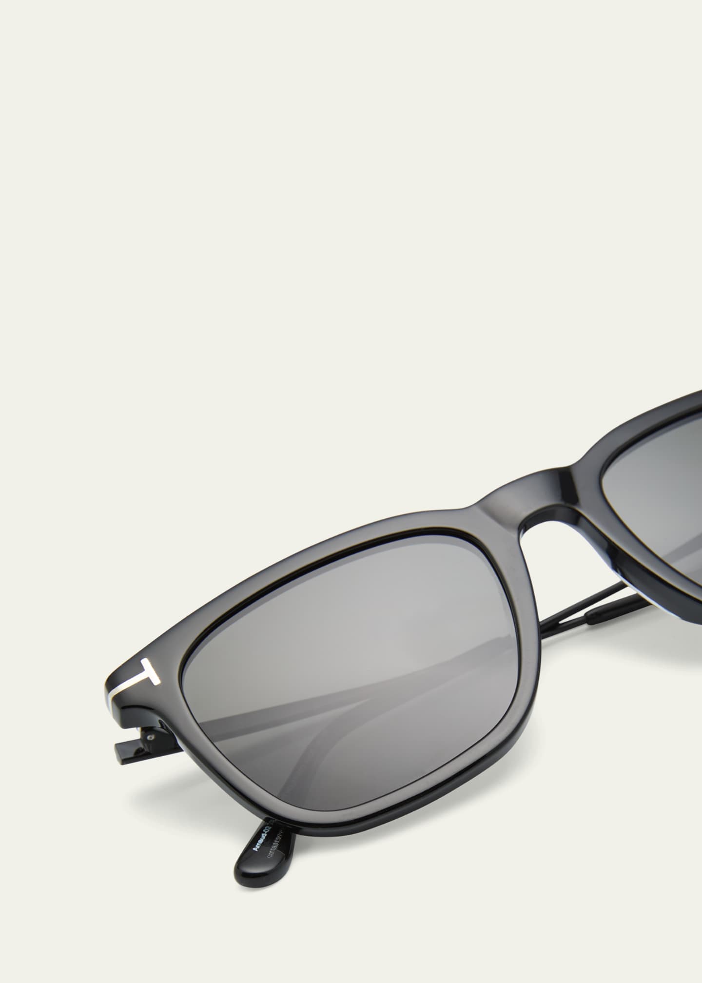 Tom Ford Men s Arnaud Combo Polarized Square Sunglasses 53mm Black