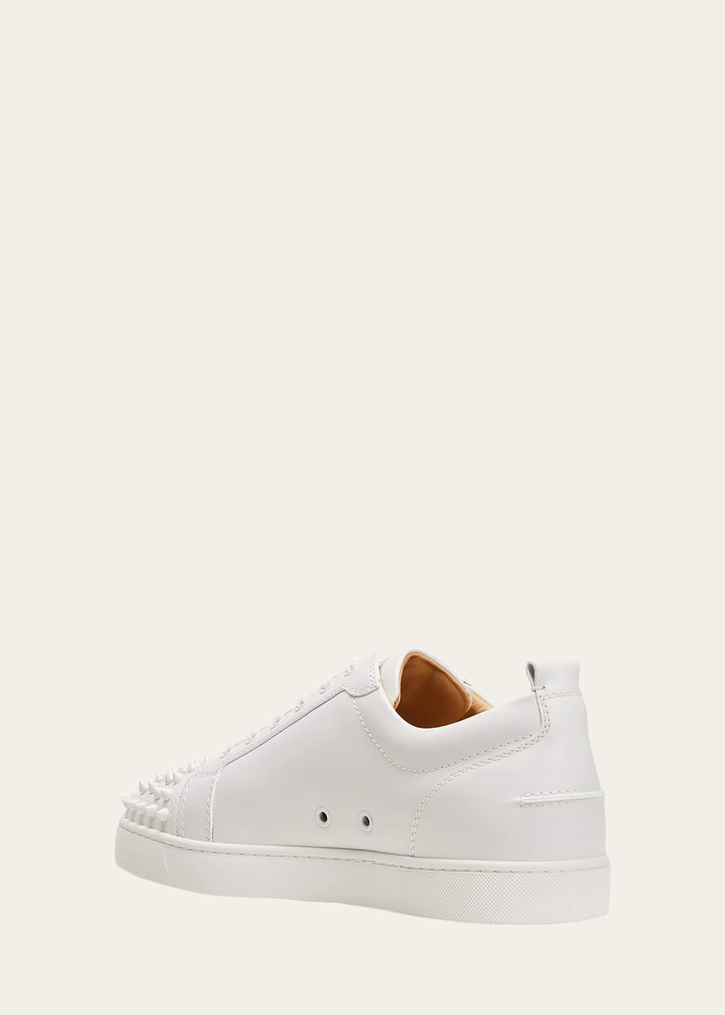 Christian Louboutin Men's Louis Junior Spiked Low-Top Sneakers Image 4 of 7
