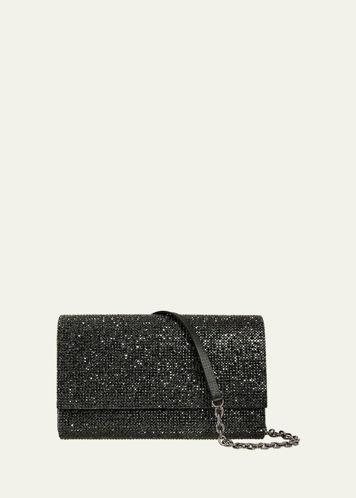 Judith Leiber Couture Fizzoni Full-Beaded Clutch Bag Image 1 of 6