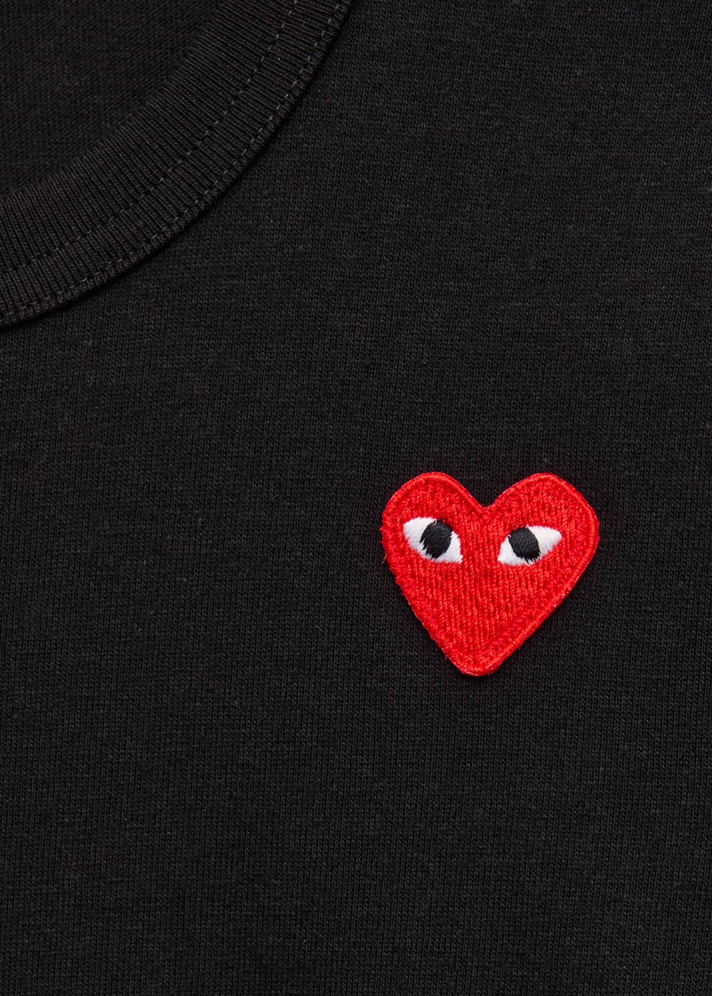 Comme des Garcons Kid's Signature Heart Short-Sleeve T-Shirt, Size 2-6 Image 3 of 3