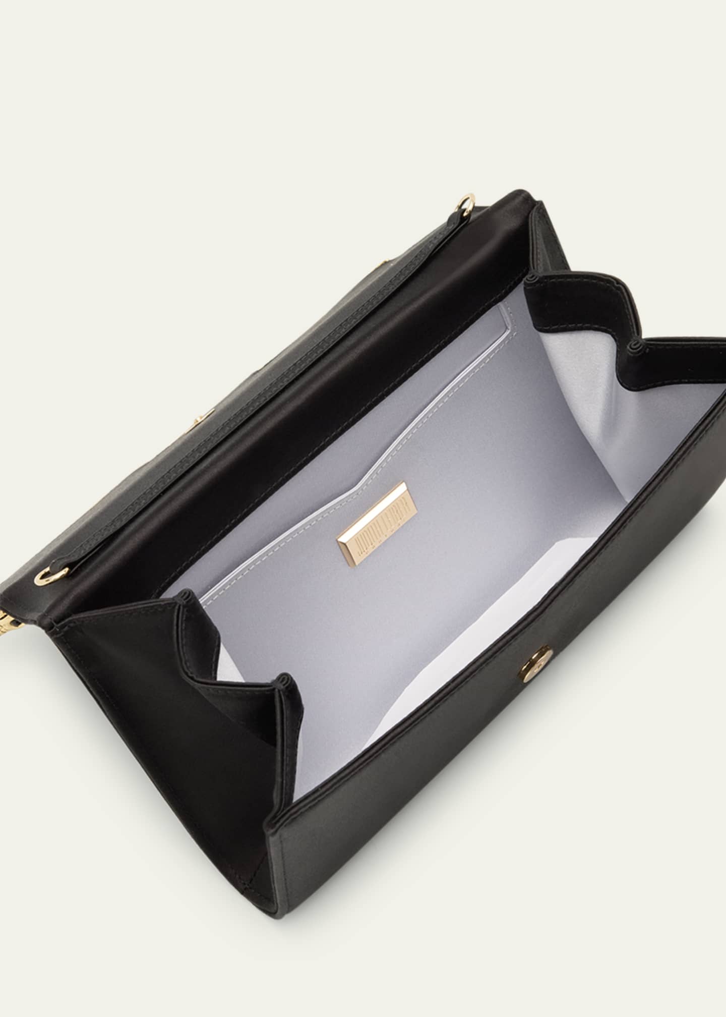 Judith Leiber Couture Serpent Satin Clutch Bag Image 4 of 6