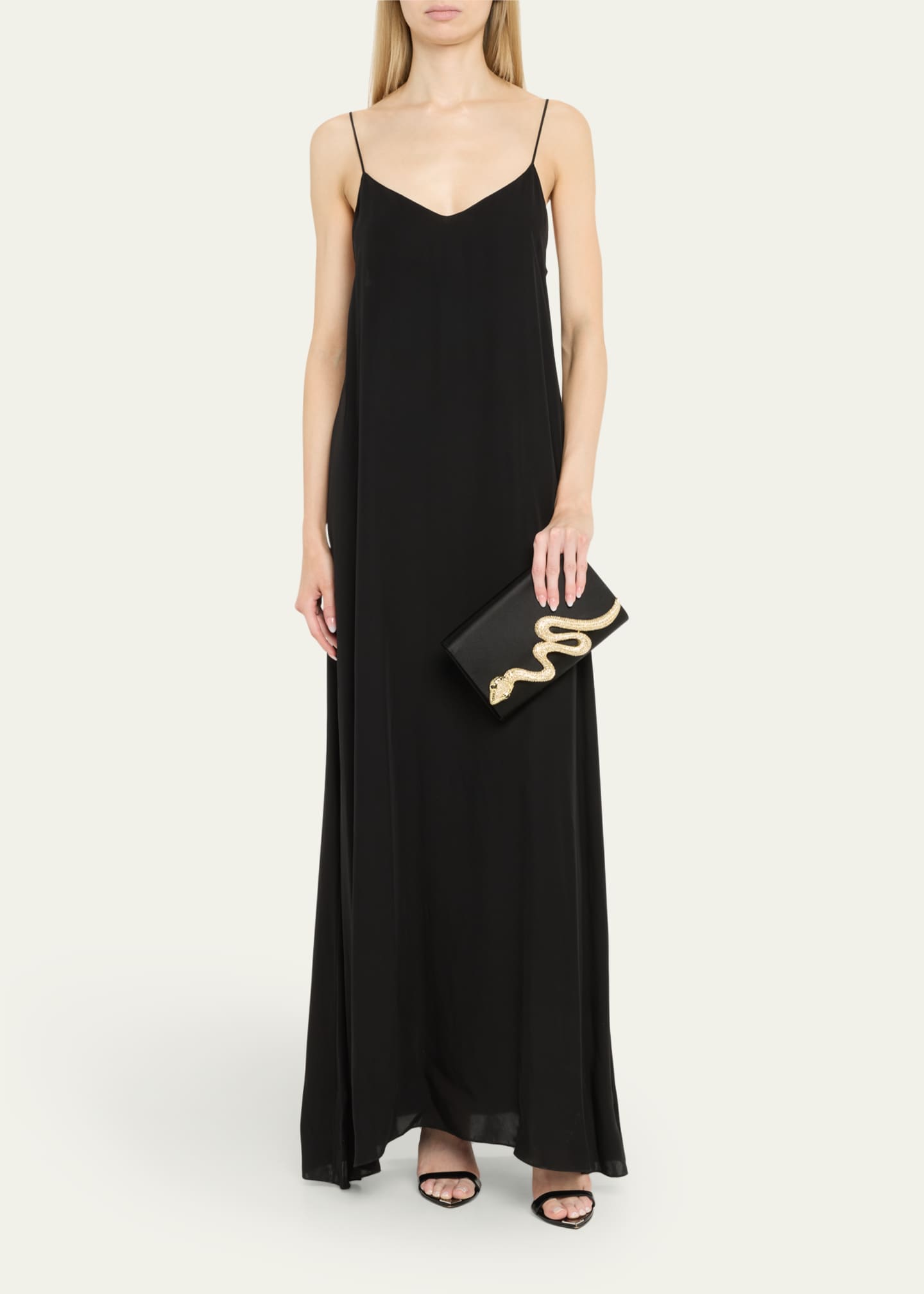 Judith Leiber Couture Serpent Satin Clutch Bag Image 5 of 6