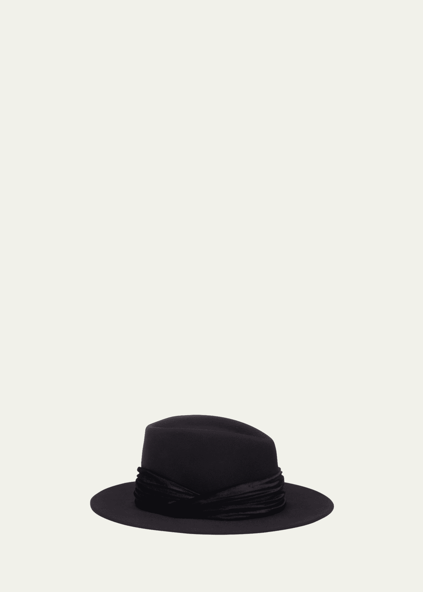 Eugenia Kim Blaine Wool Fedora Hat w/ Velvet Band
