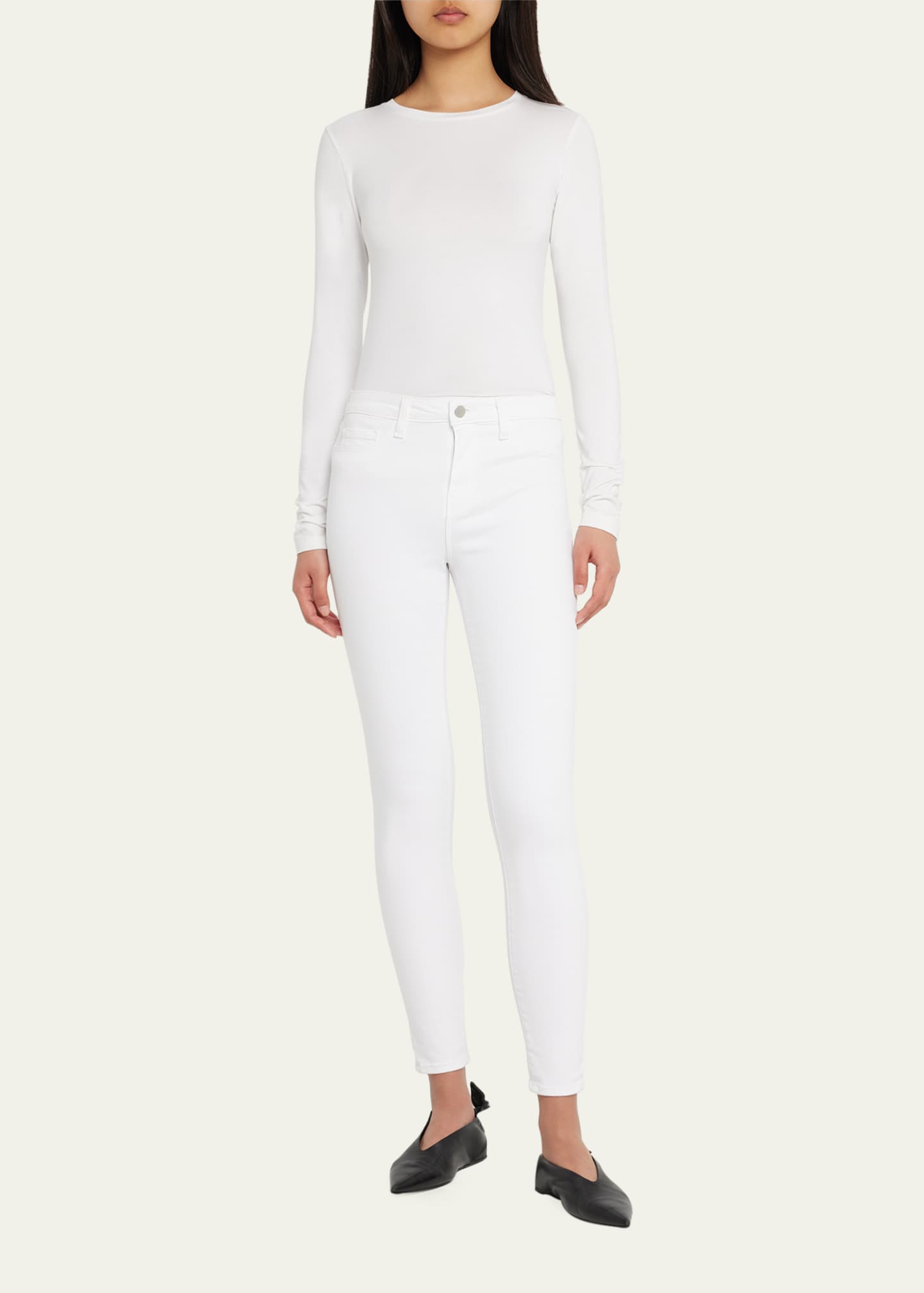 L'Agence Marguerite High-Rise Skinny Jeans Image 2 of 5