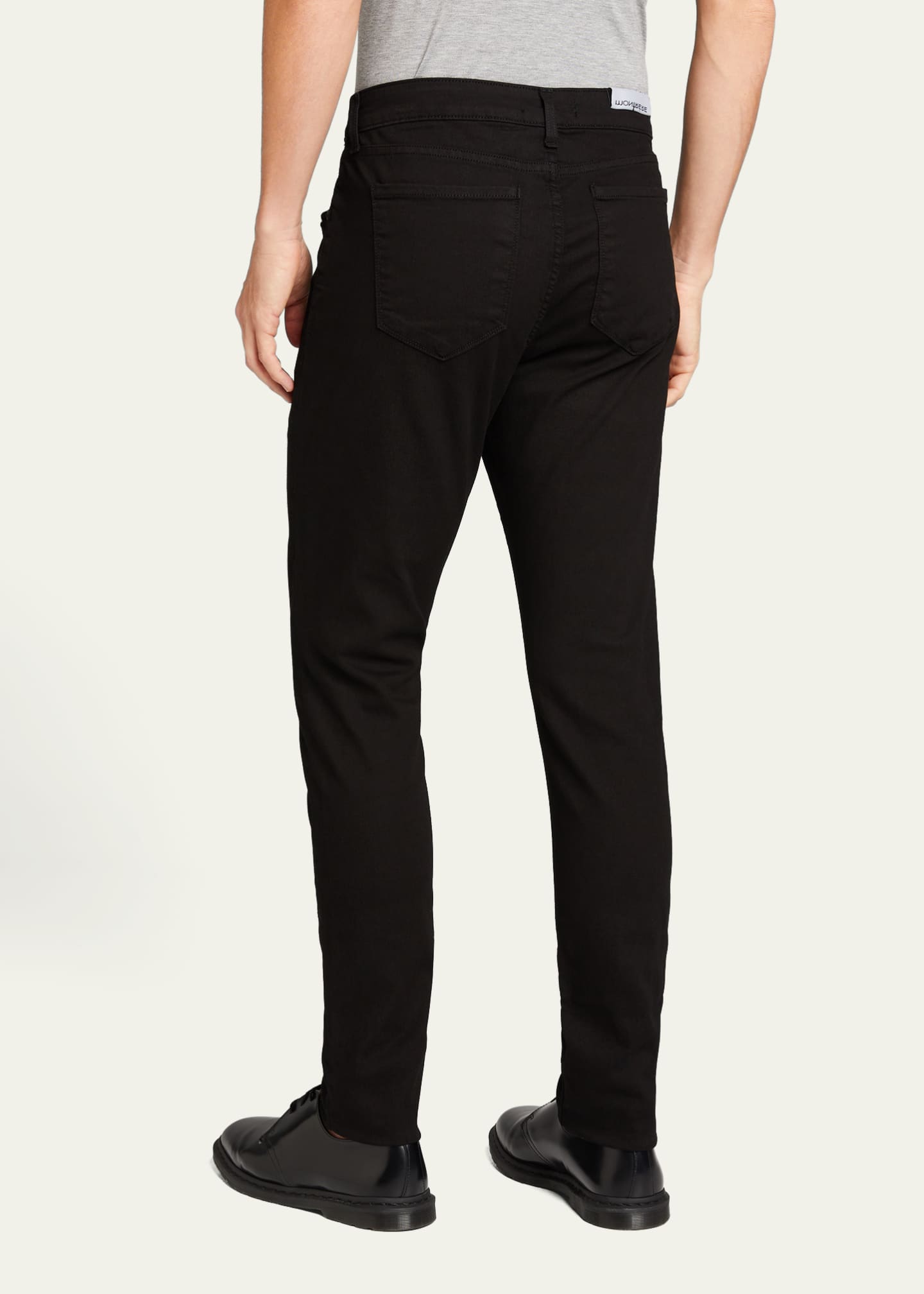 monfrere Men's Greyson Skinny Fit Stretch Jeans Image 3 of 5