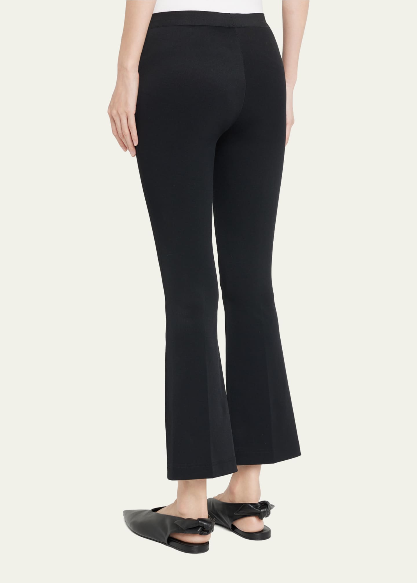 Black Flared Leggings by Helmut Lang on Sale