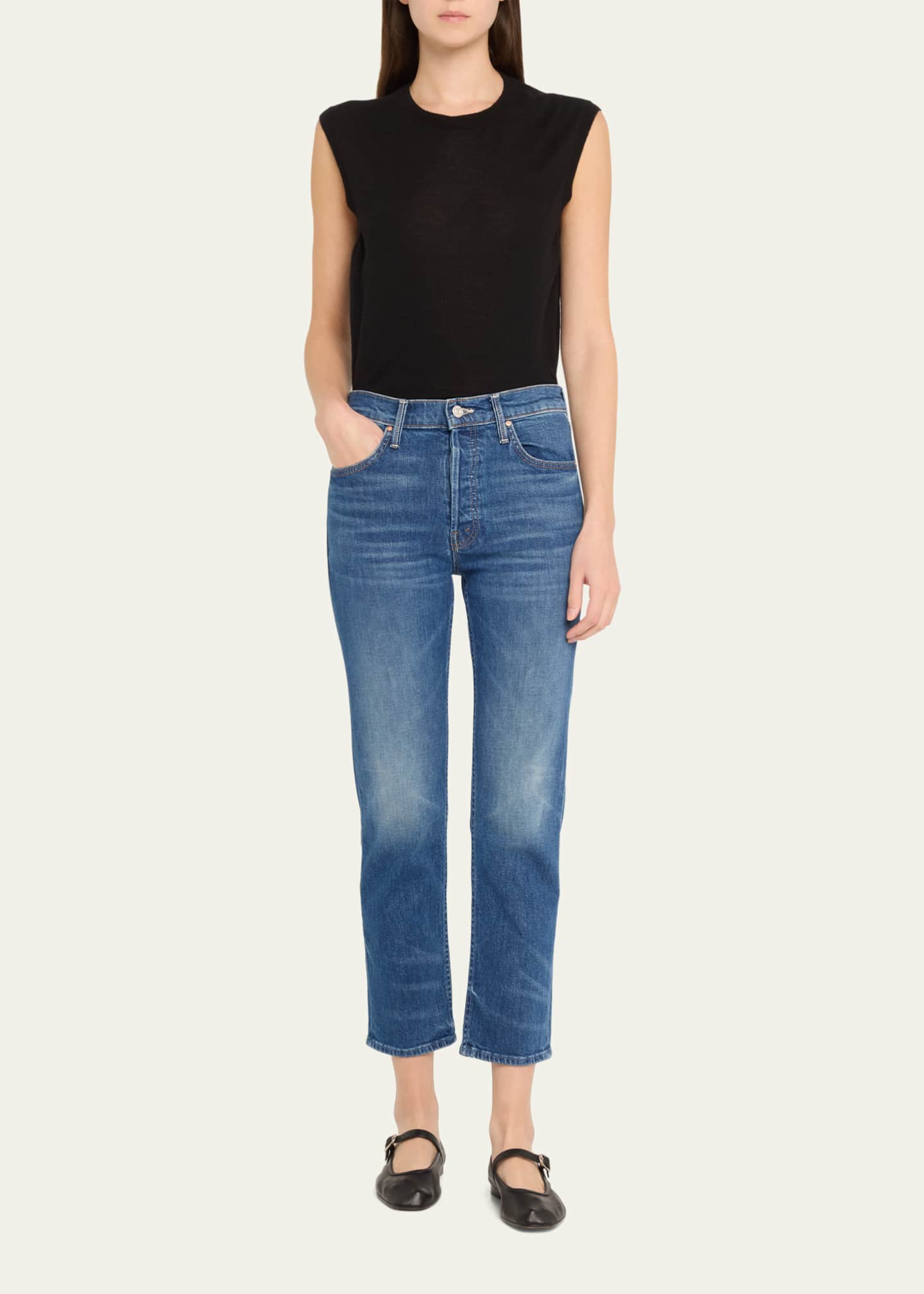 MOTHER The Tomcat Distressed Straight-Leg Jeans Image 2 of 5