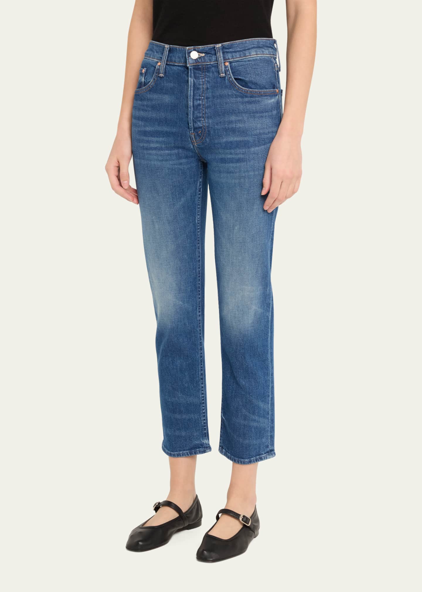 MOTHER The Tomcat Distressed Straight-Leg Jeans Image 4 of 5