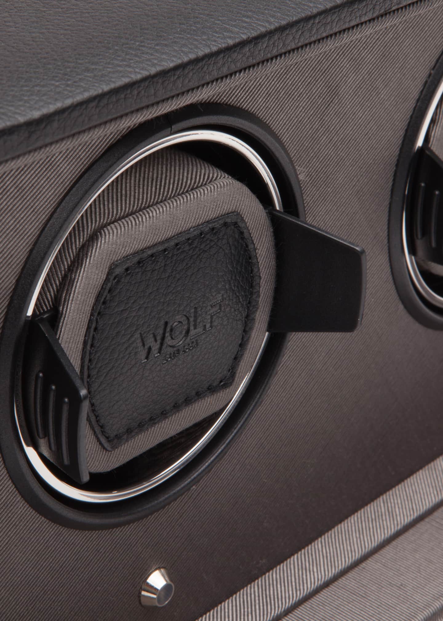 WOLF Cub Double Watch Winder with Cover Image 2 of 3