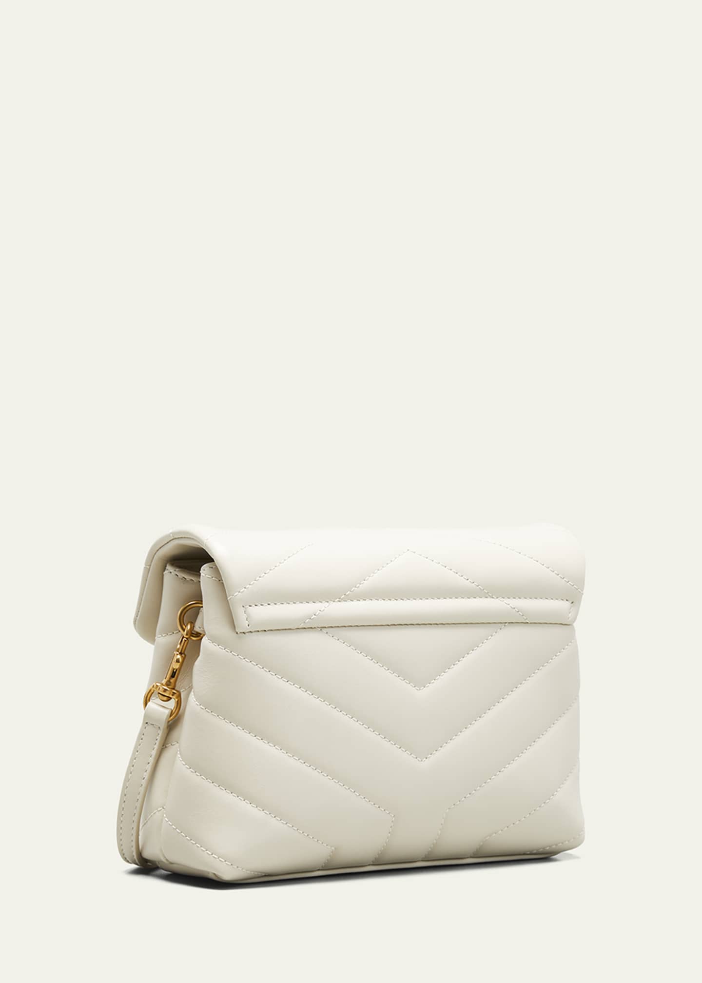Saint Laurent Loulou Toy YSL Crossbody Bag in Quilted Leather Image 3 of 6