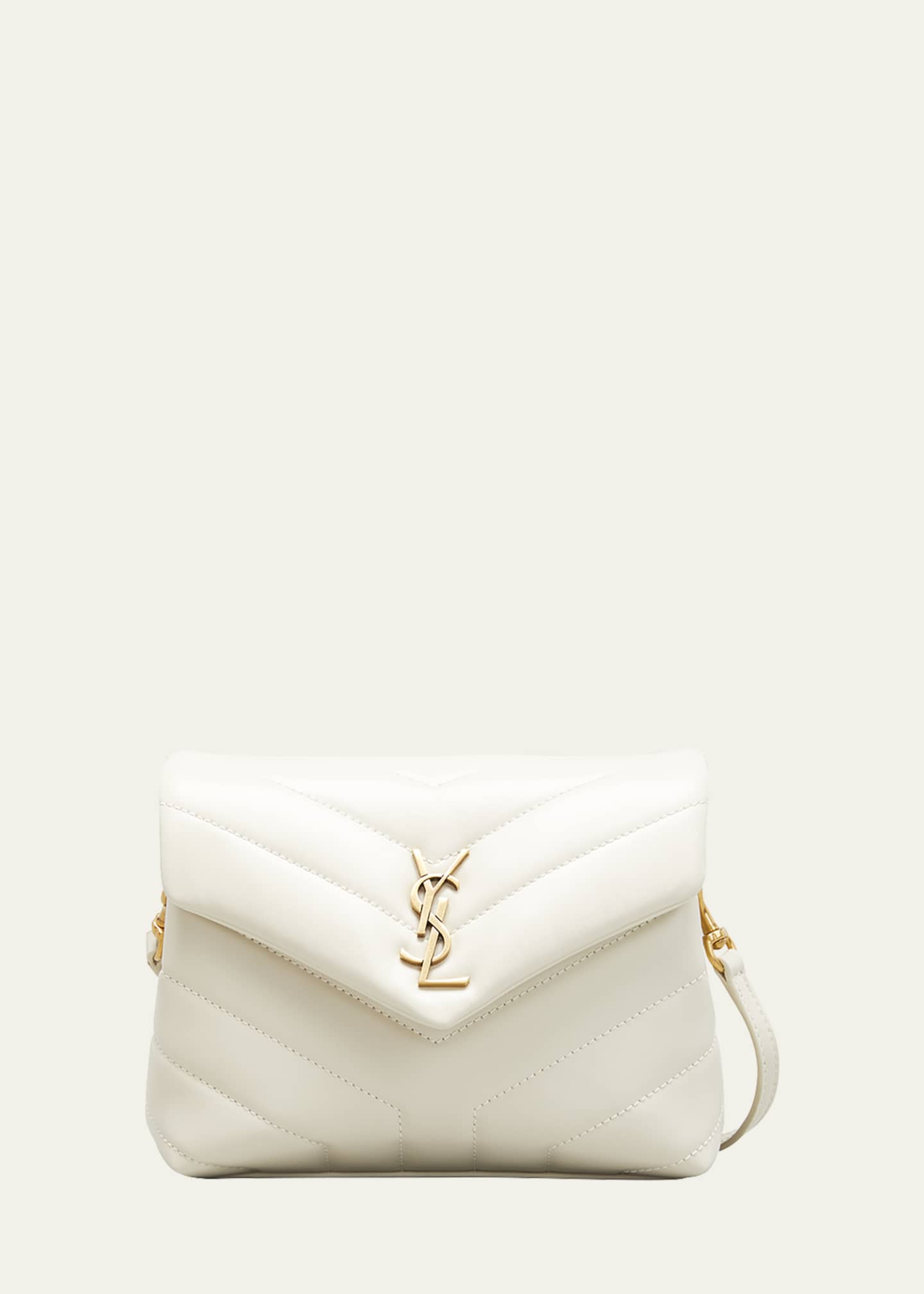 Saint Laurent Loulou Toy YSL Crossbody Bag in Quilted Leather Image 1 of 6