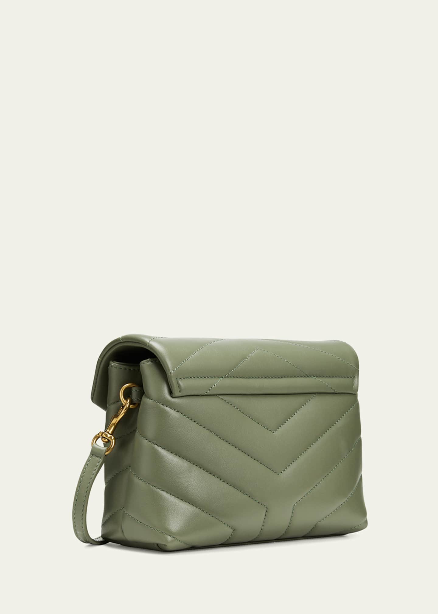 Saint Laurent Loulou Toy YSL Crossbody Bag in Quilted Leather Image 3 of 6