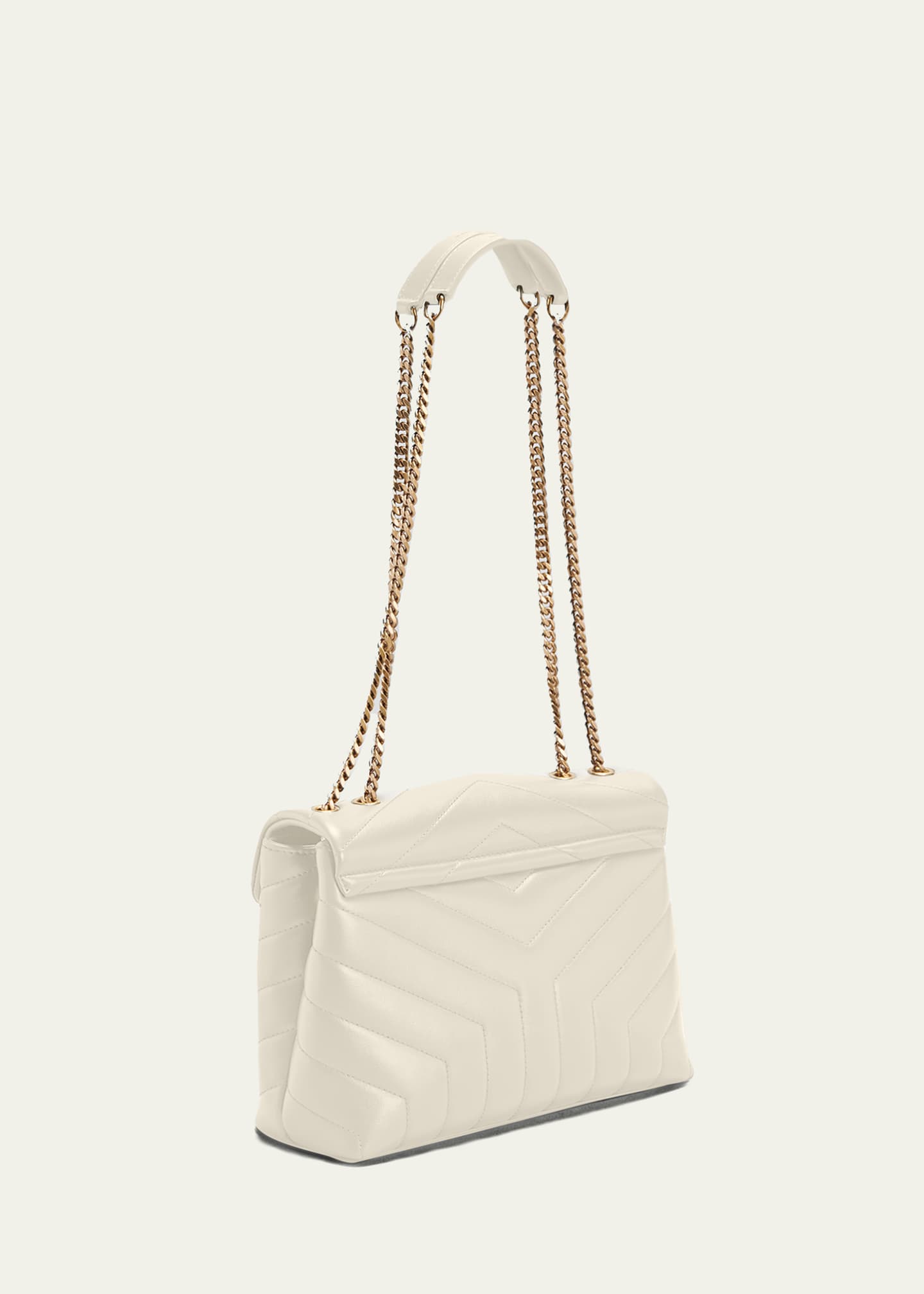 Saint Laurent Loulou Small YSL Shoulder Bag in Quilted Leather Image 3 of 6