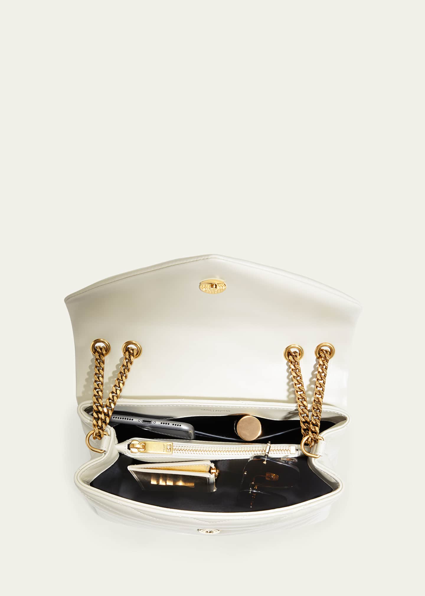 Saint Laurent Loulou Small YSL Shoulder Bag in Quilted Leather Image 6 of 6