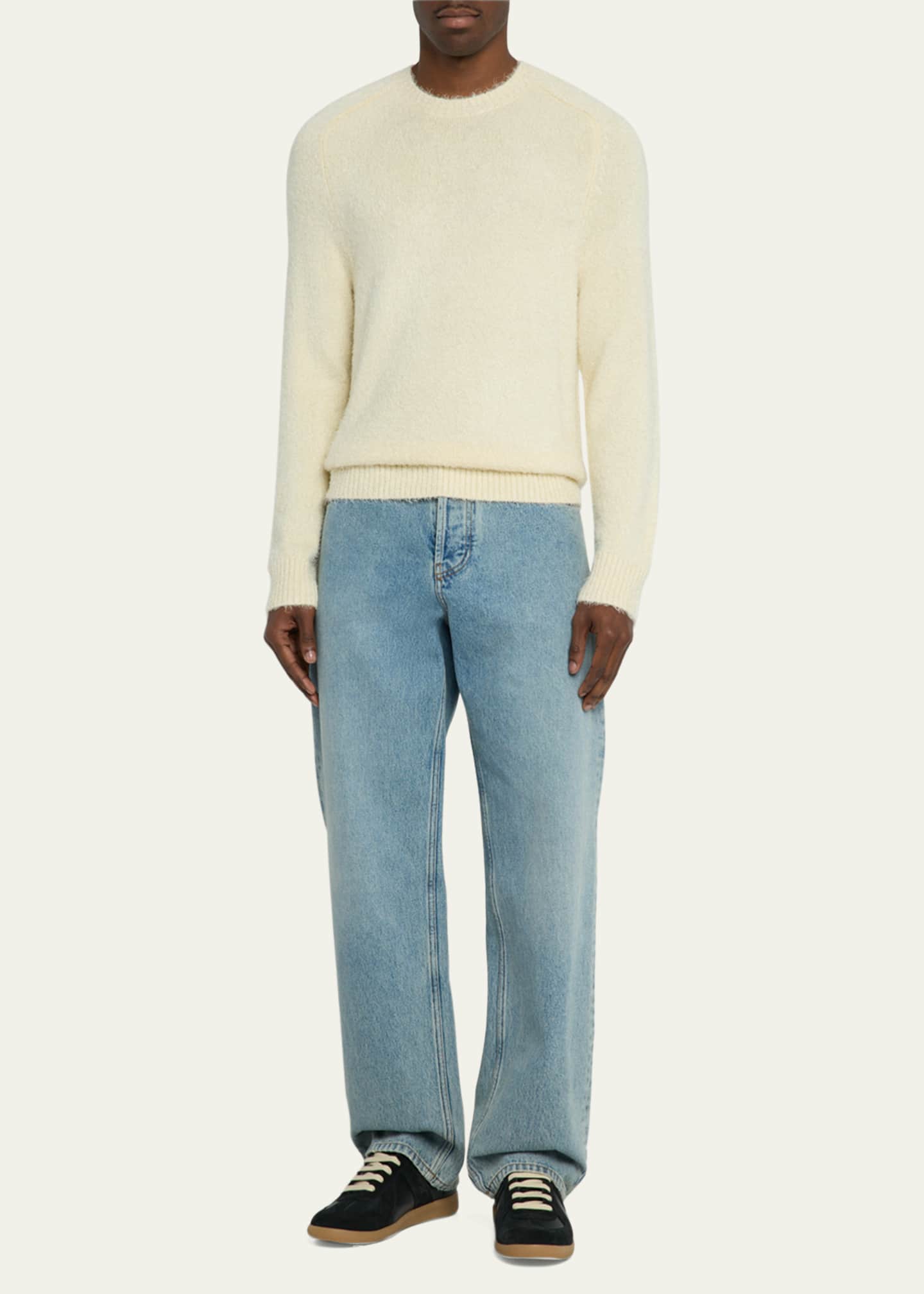 Maison Margiela Men's Replica Leather Low-Top Sneakers - Bergdorf