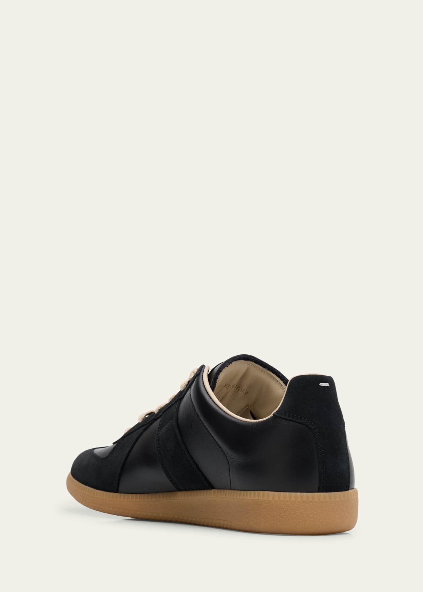 Maison Margiela Men's Replica Leather Low-Top Sneakers - Bergdorf